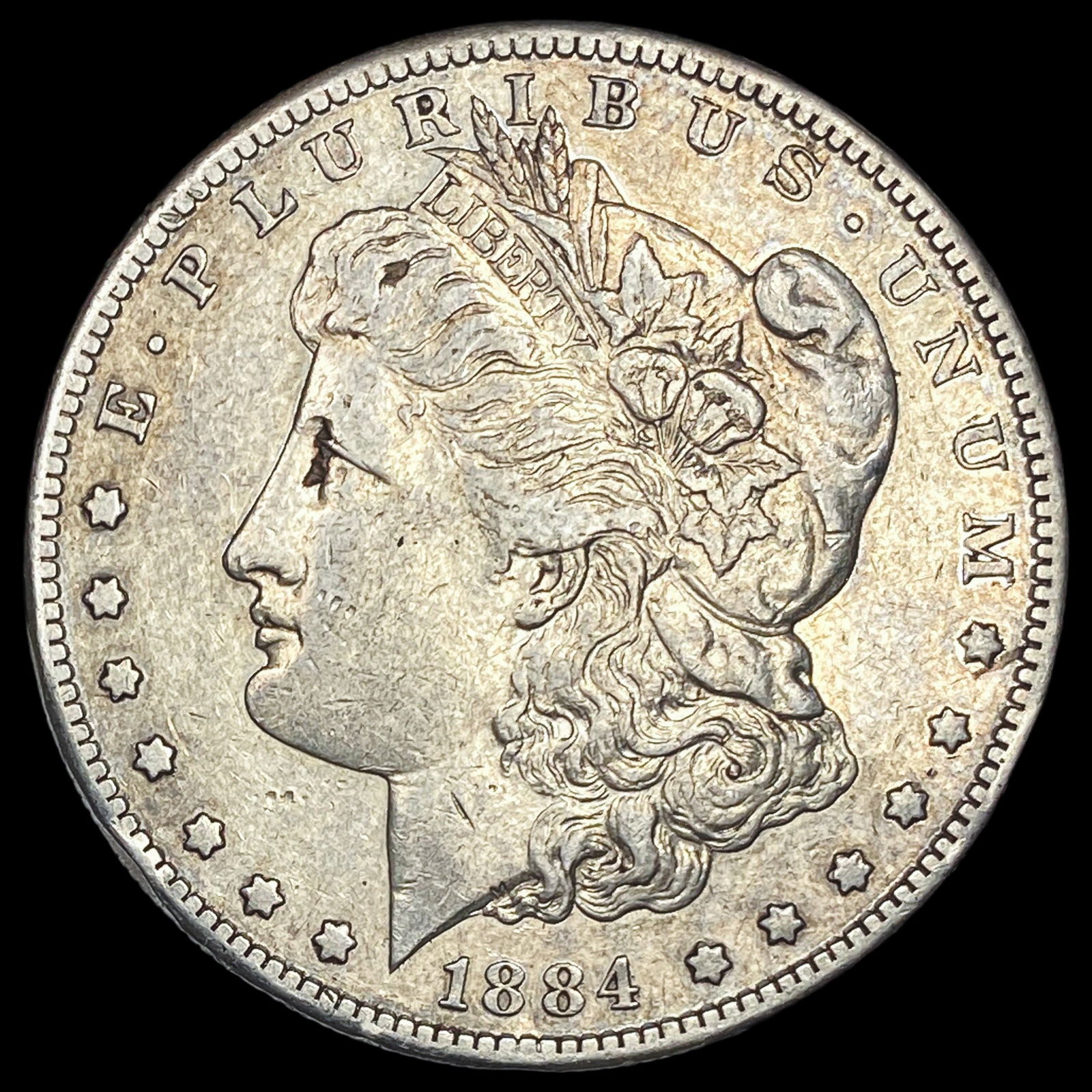 1884-S Morgan Silver Dollar NEARLY UNC (1 of 2)
