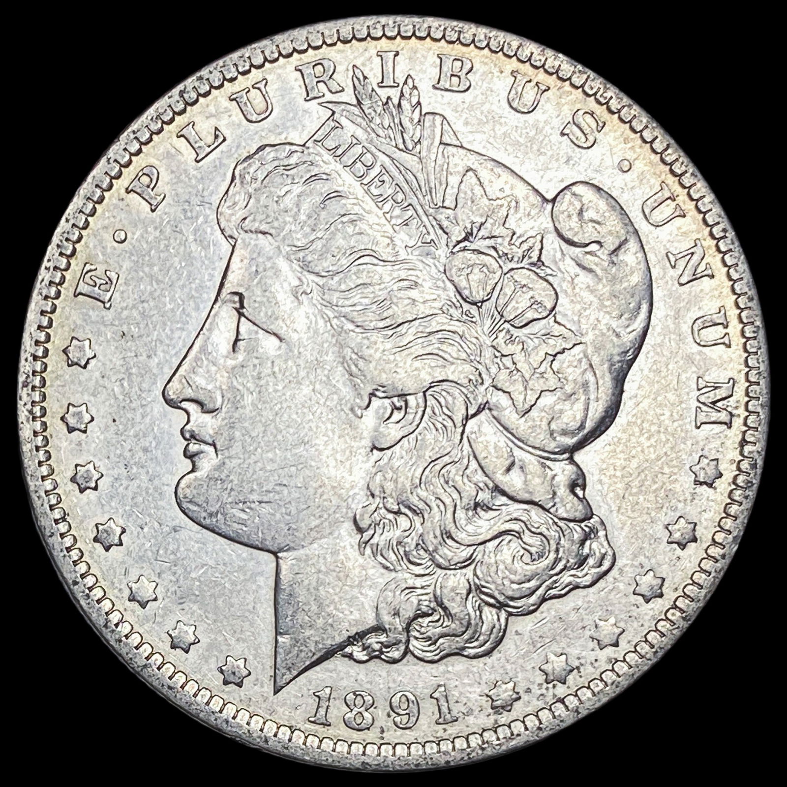 1891-O Silver Morgan Dollar CLOSELY  UNCIRCULATED (1 of 2)