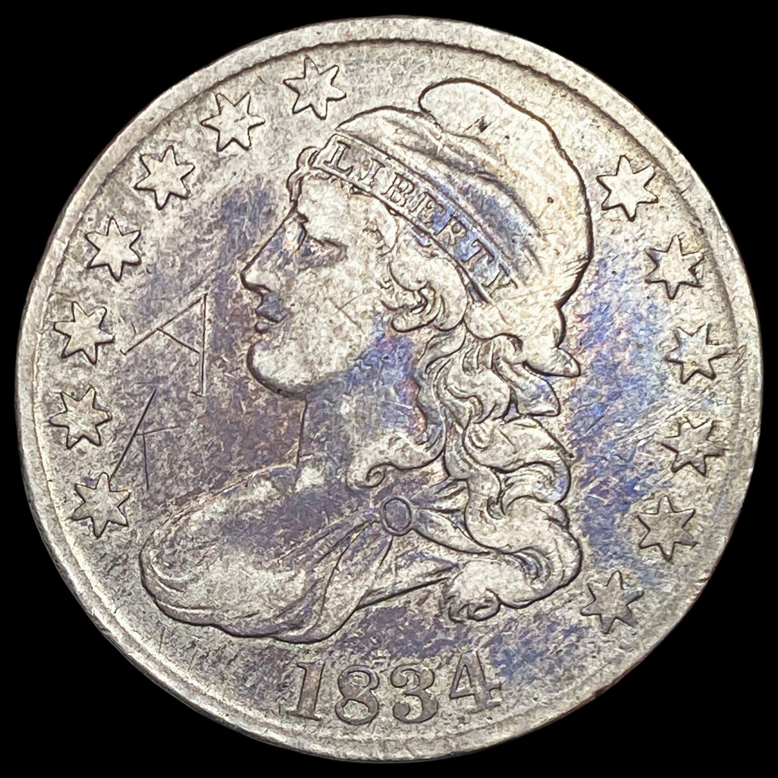 1834 Capped Bust Half Dollar HIGH GRADE (1 of 2)