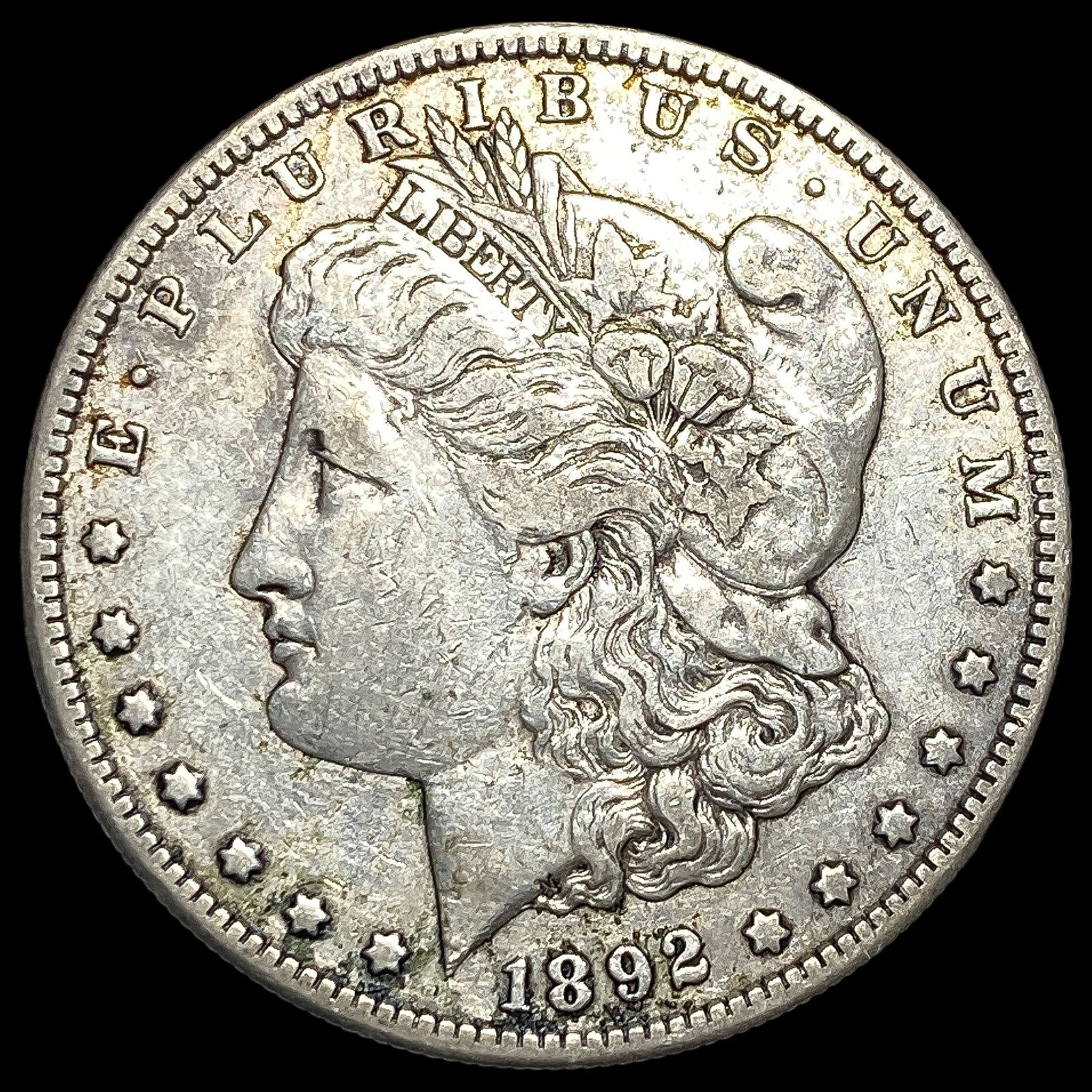 1892-S Silver Morgan Dollar NEARLY  UNCIRCULATED (1 of 2)