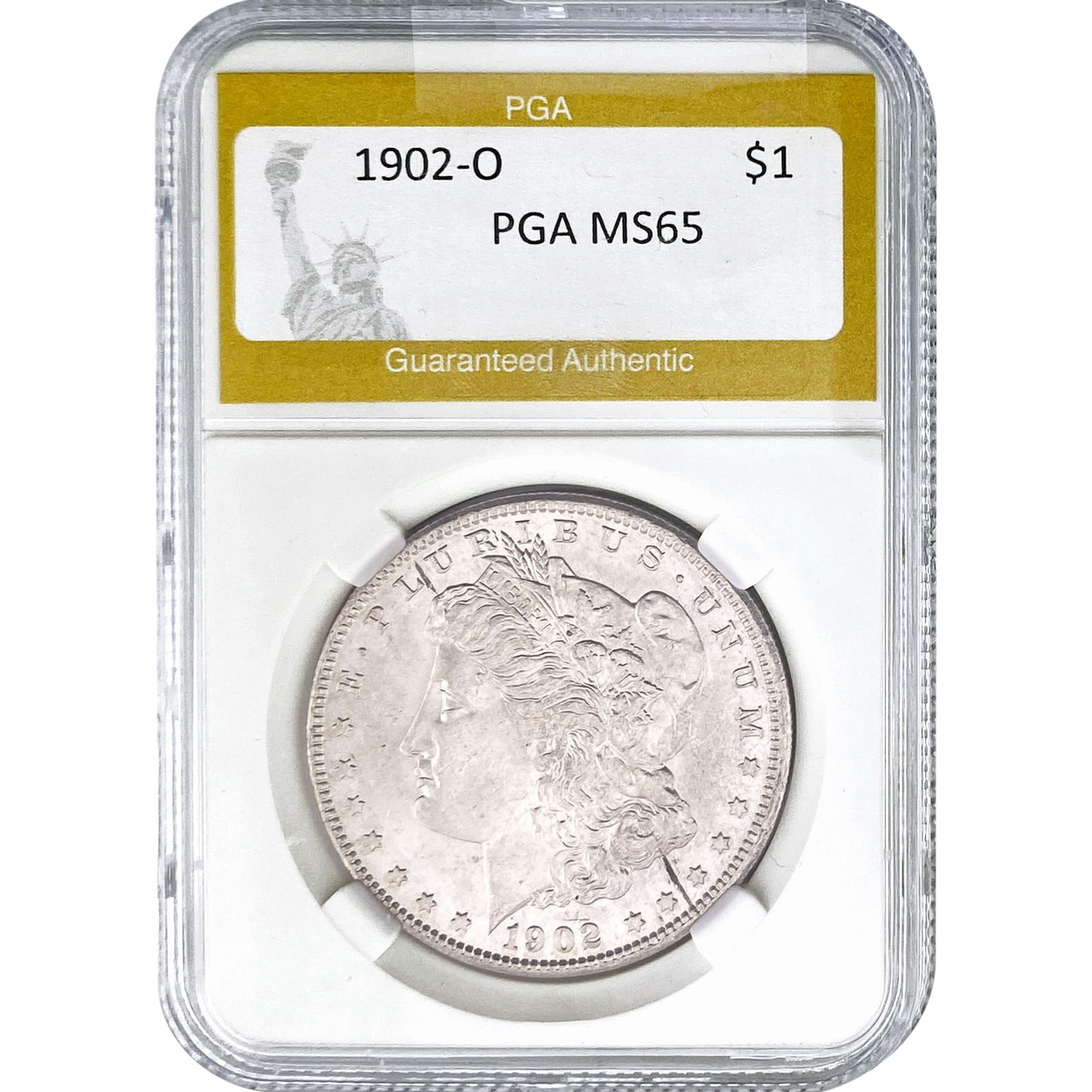 1902-O Morgan Silver Dollar PGA MS65 (1 of 2)