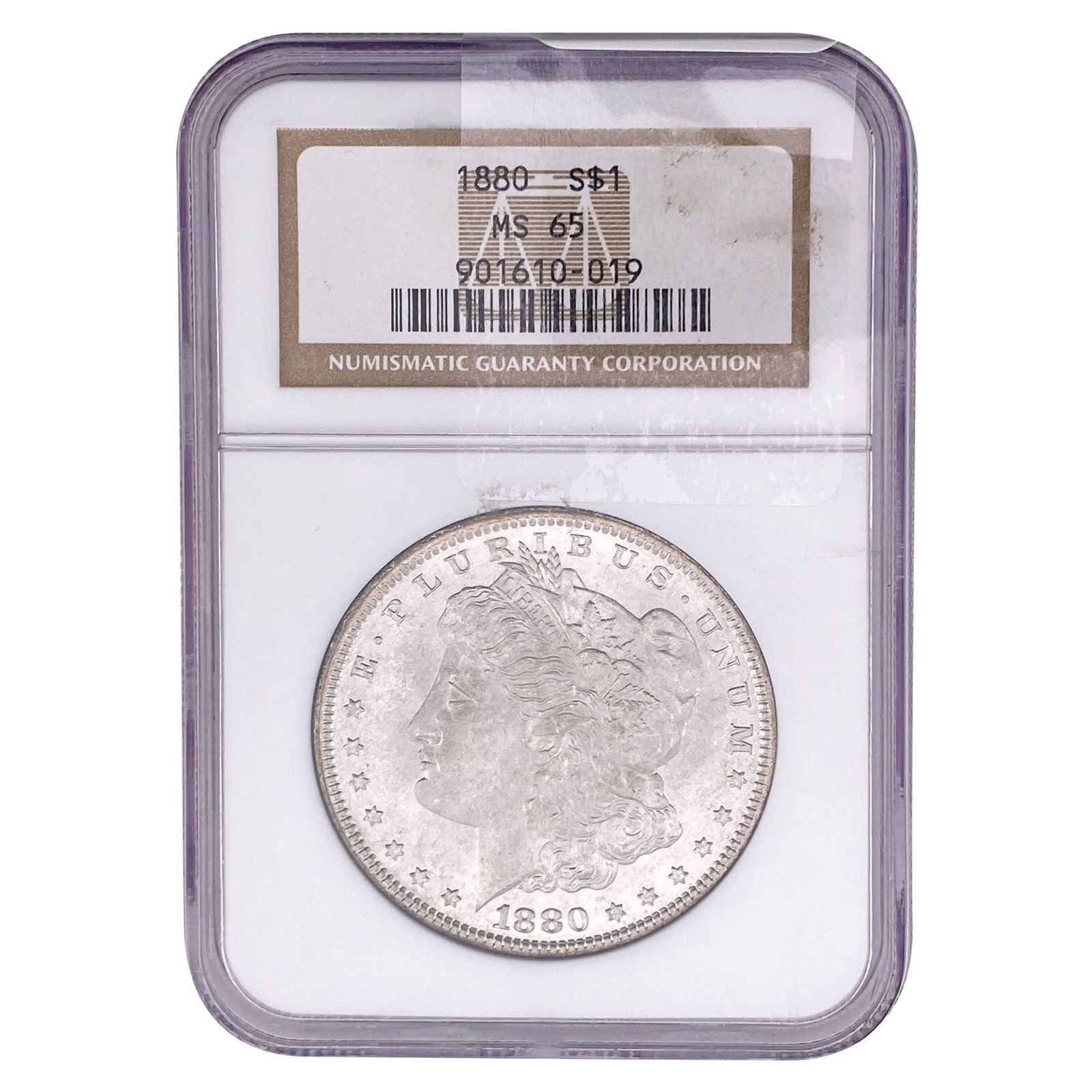 1880 Morgan Silver Dollar NGC MS65 (1 of 2)