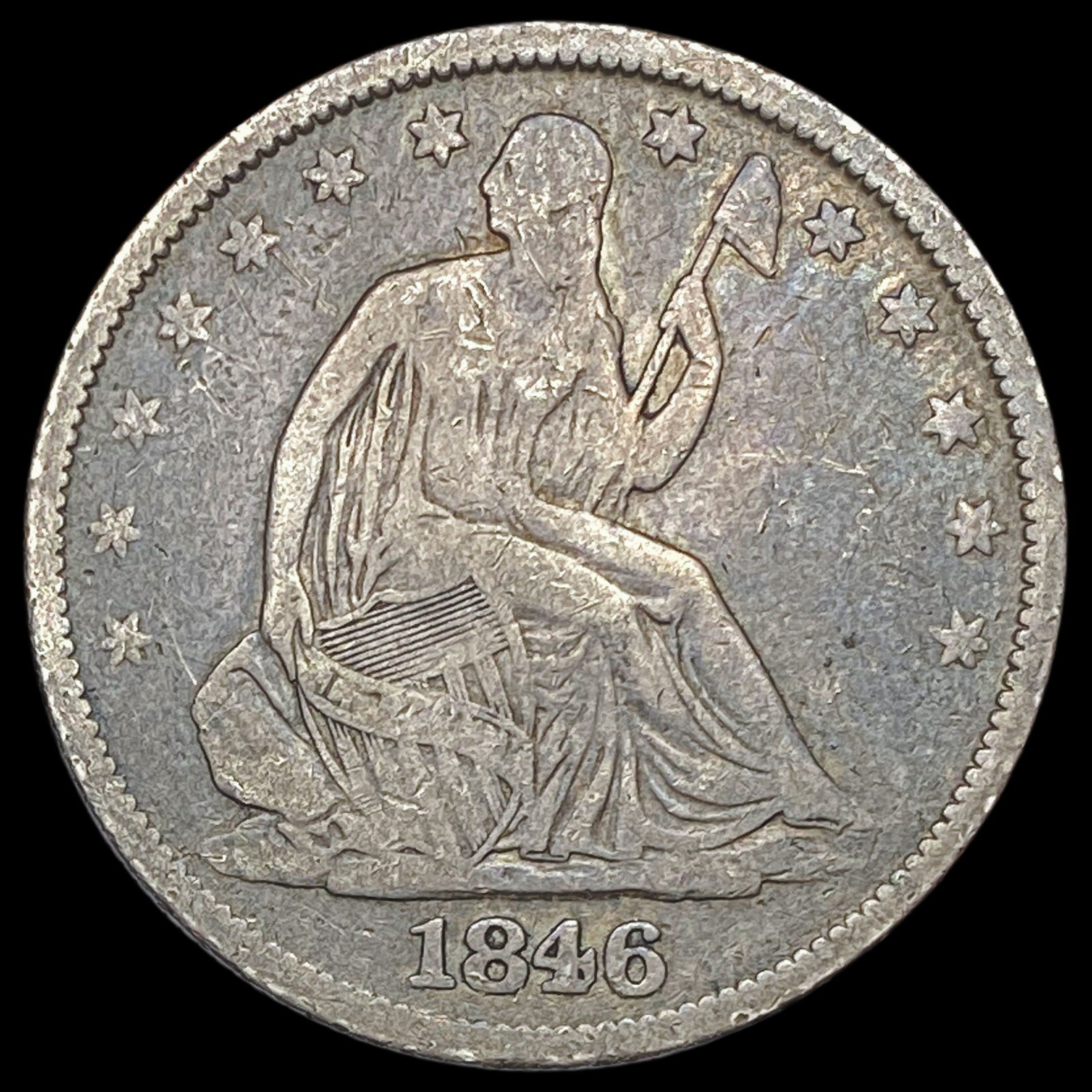 1846-O Silver Half Dollar LIGHTLY CIRCULATED (1 of 2)