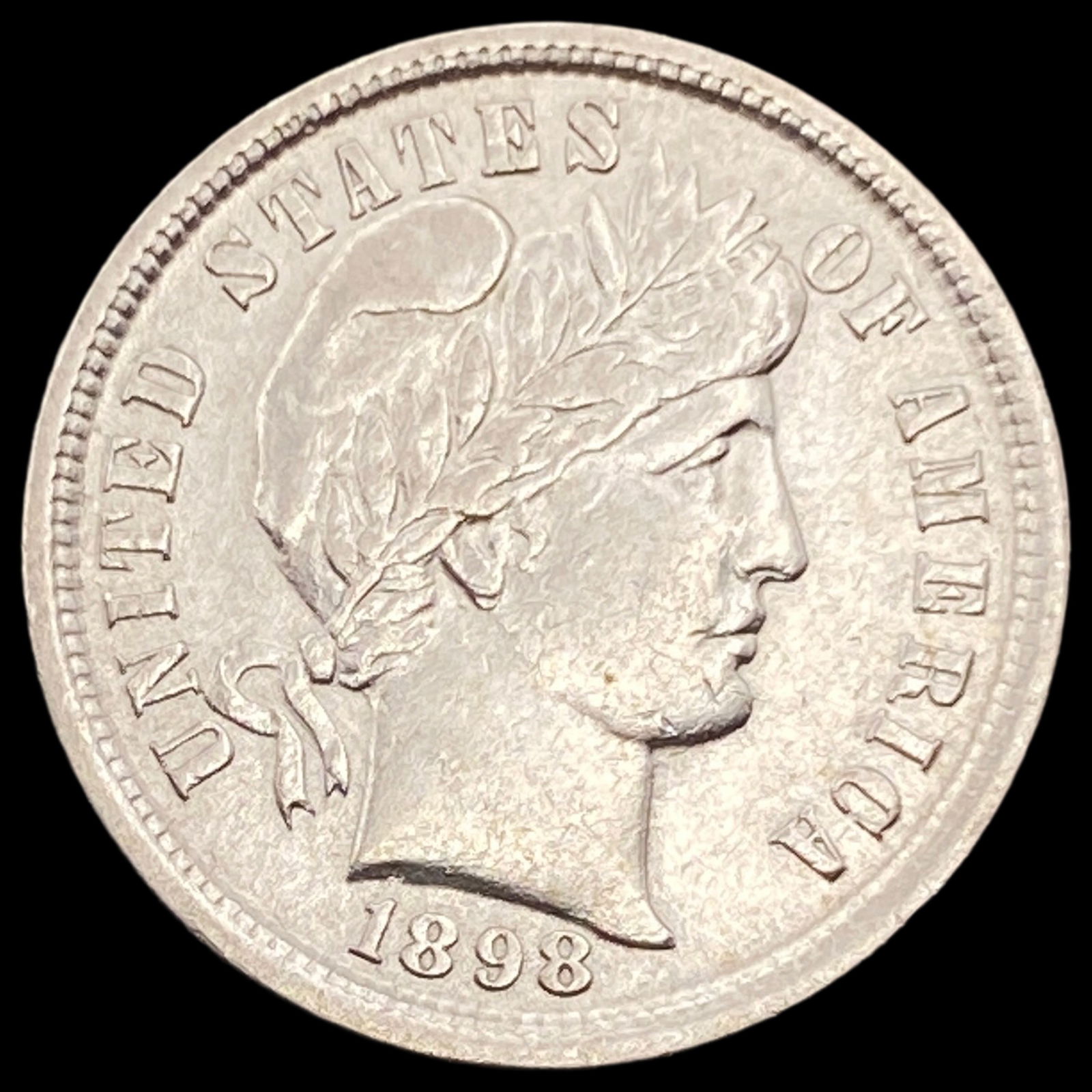 1898 Silver Barber Dime CHOICE AU (1 of 2)