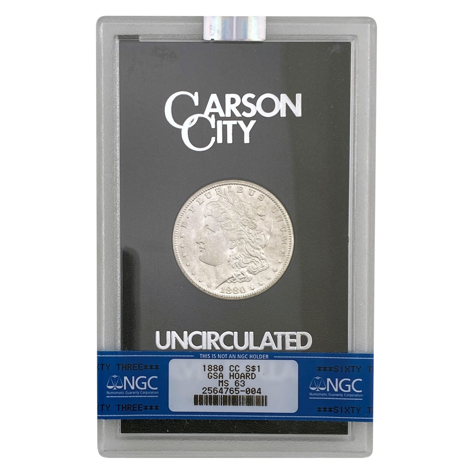 1880-CC Morgan Silver Dollar NGC MS63 (1 of 3)