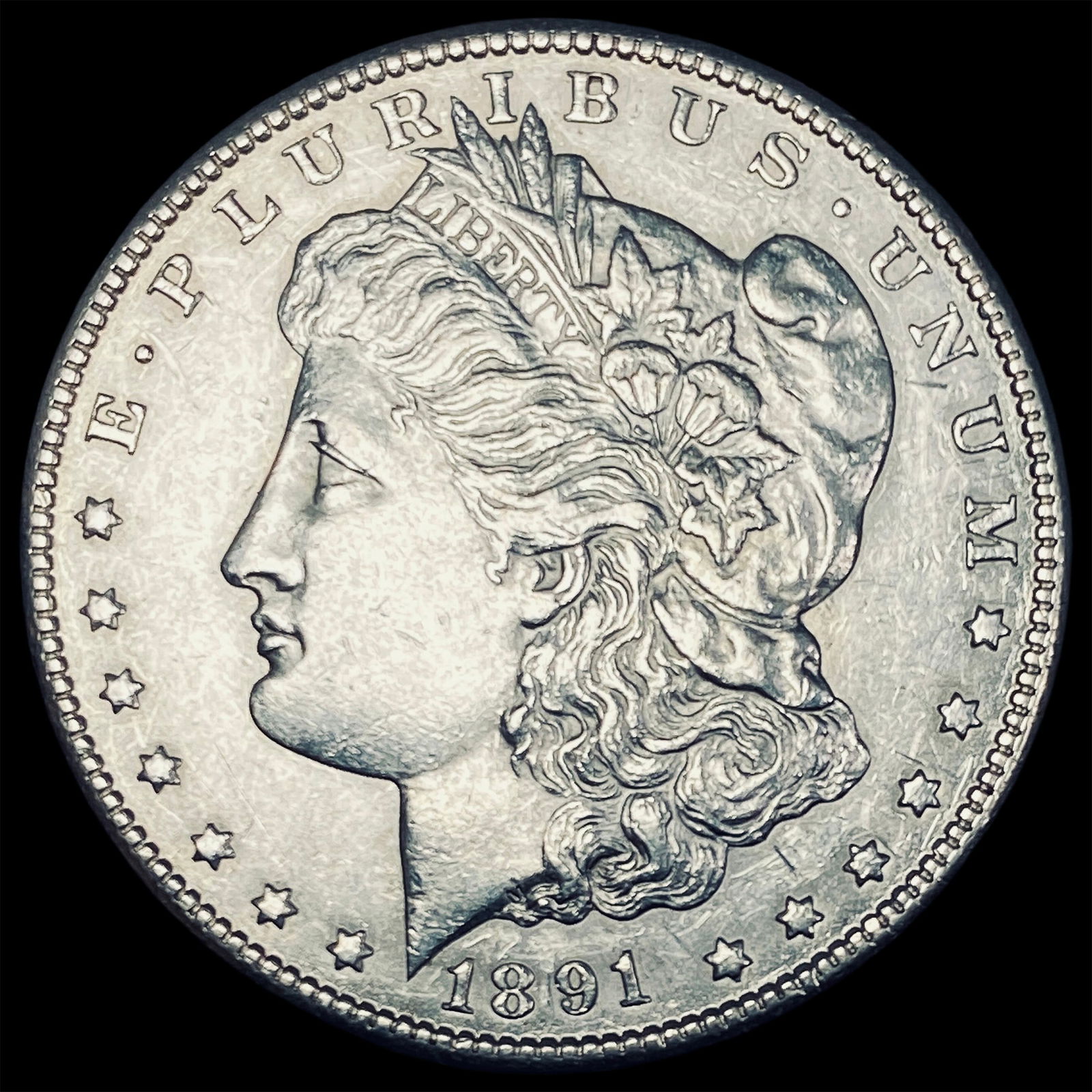 1891-CC Silver Morgan Dollar UNCIRCULATED (1 of 2)