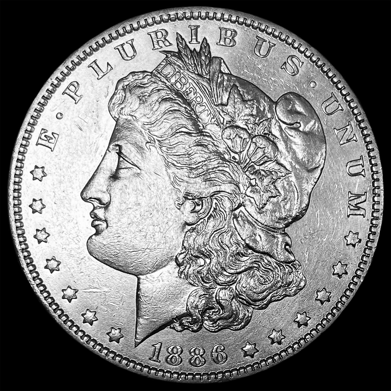 1886-O Silver Morgan Dollar CHOICE AU (1 of 2)