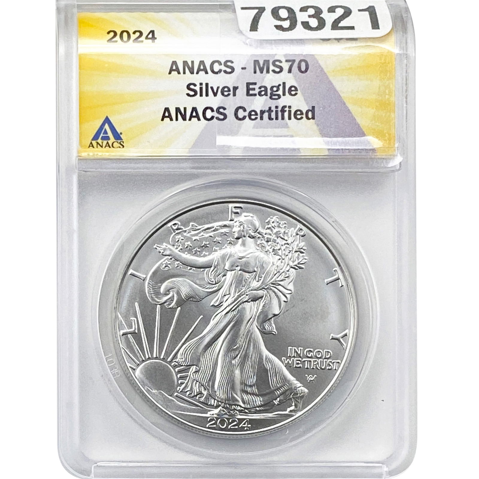 2024 Silver Eagle ANACS MS70 (1 of 2)