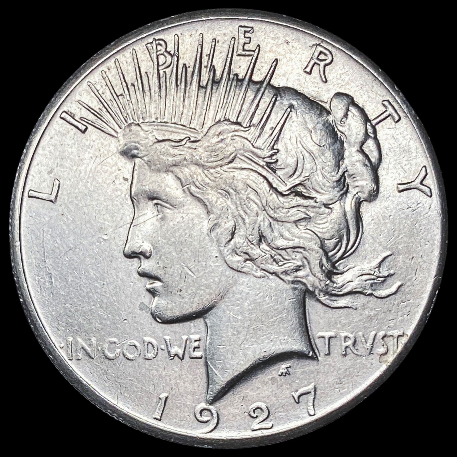 1927 Peace Silver Dollar CLOSELY UNCIRCULATED (1 of 2)