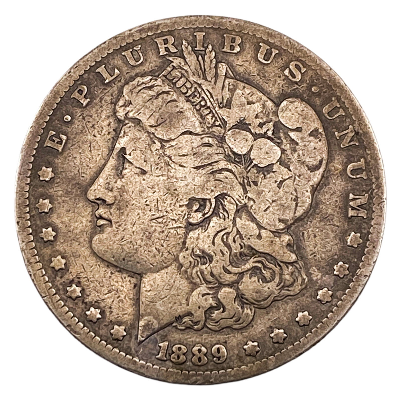 1889-CC Morgan Silver Dollar: 1889-CC Morgan Silver Dollar