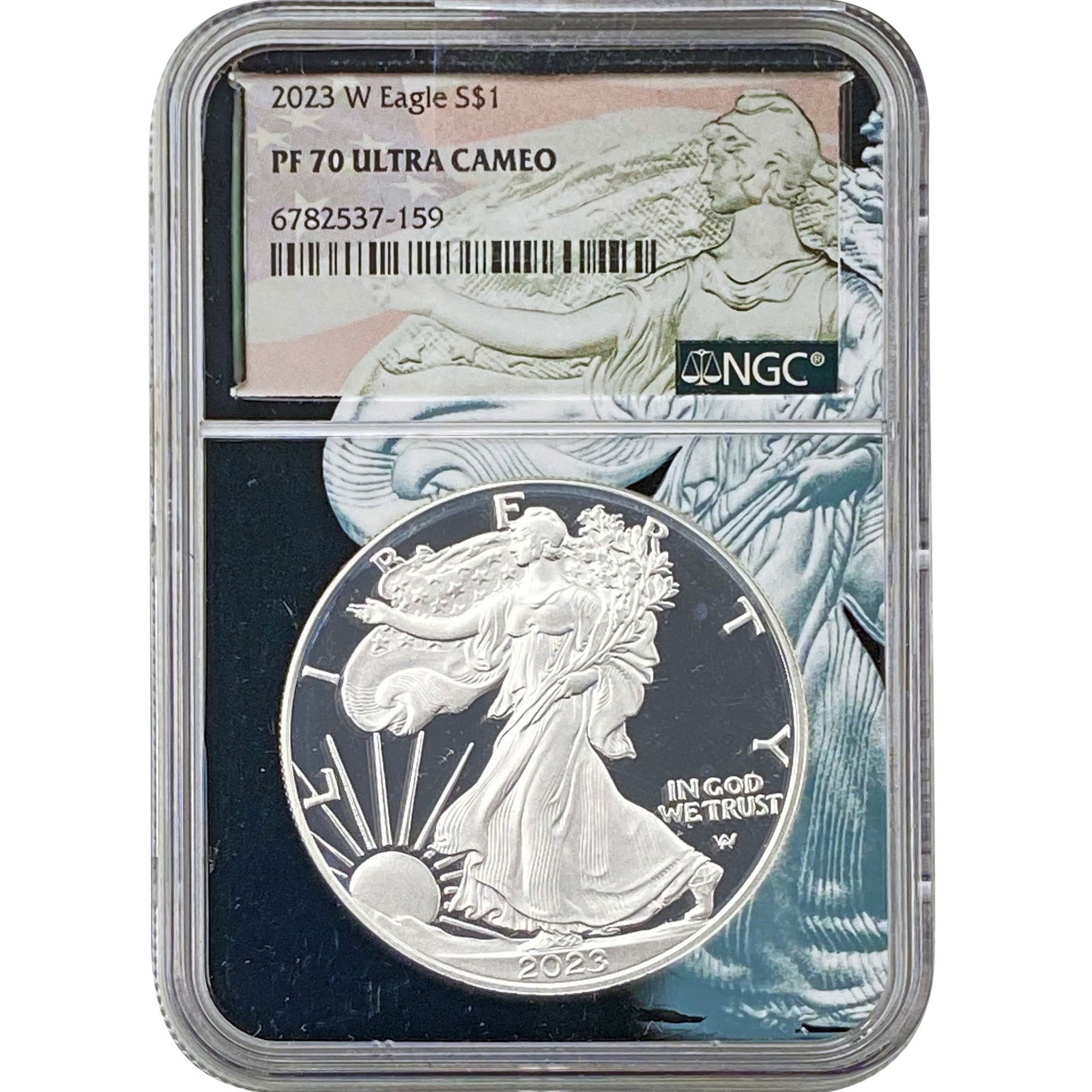 2023-W Silver Eagle NGC PF70 Ultra Cameo (1 of 2)