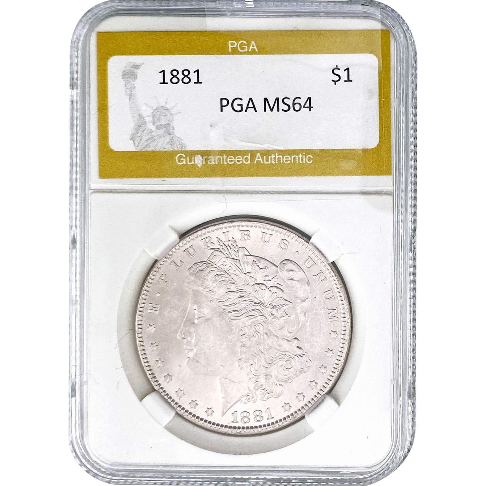 1881 Morgan Silver Dollar PGA MS64 (1 of 2)