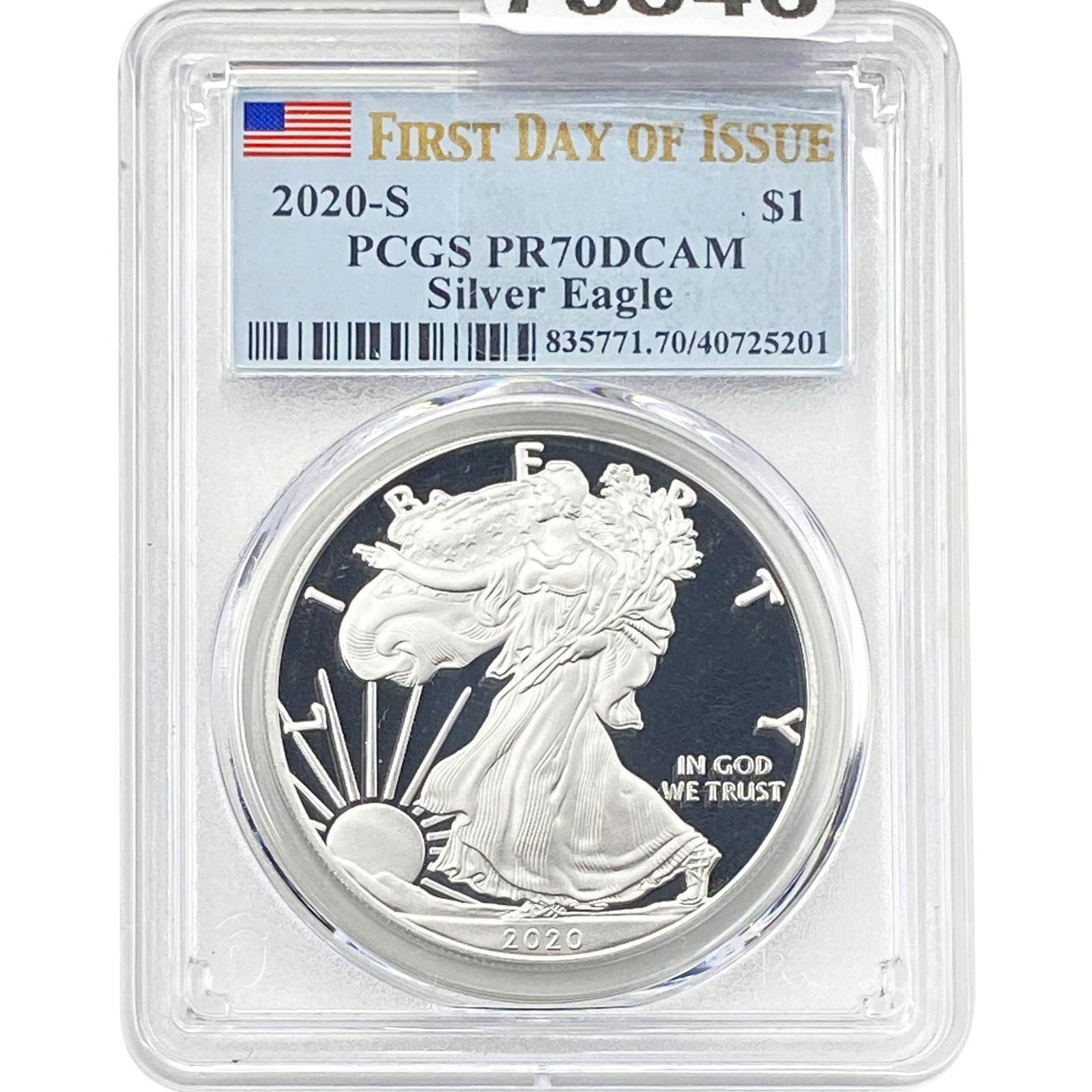 2020-S Silver Eagle PCGS PR70 DCAM (1 of 2)