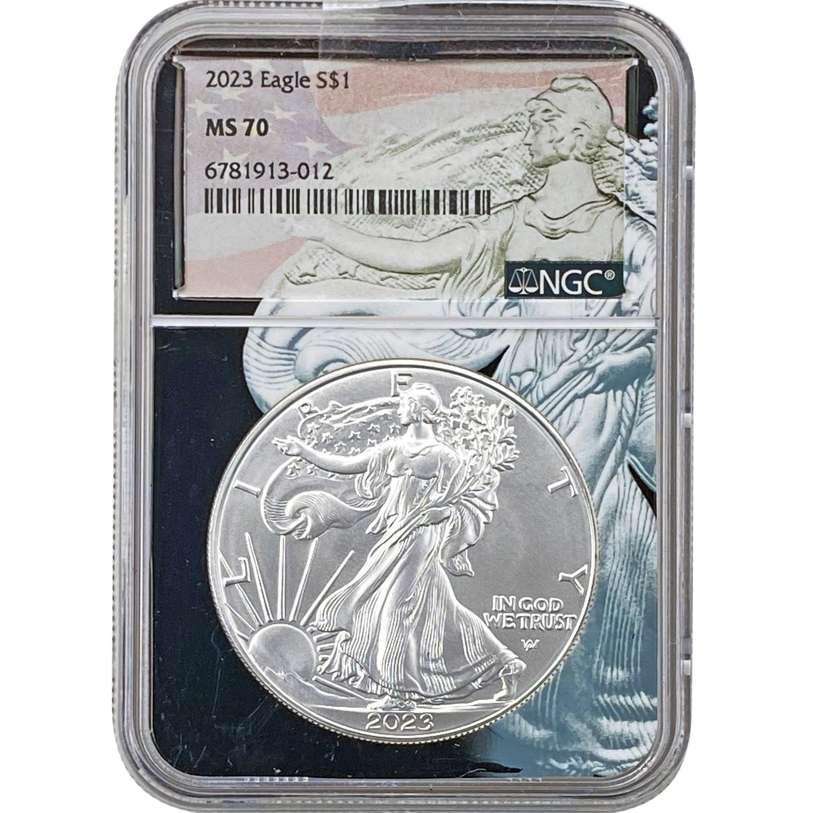 2023 Silver Eagle NGC MS70 (1 of 2)
