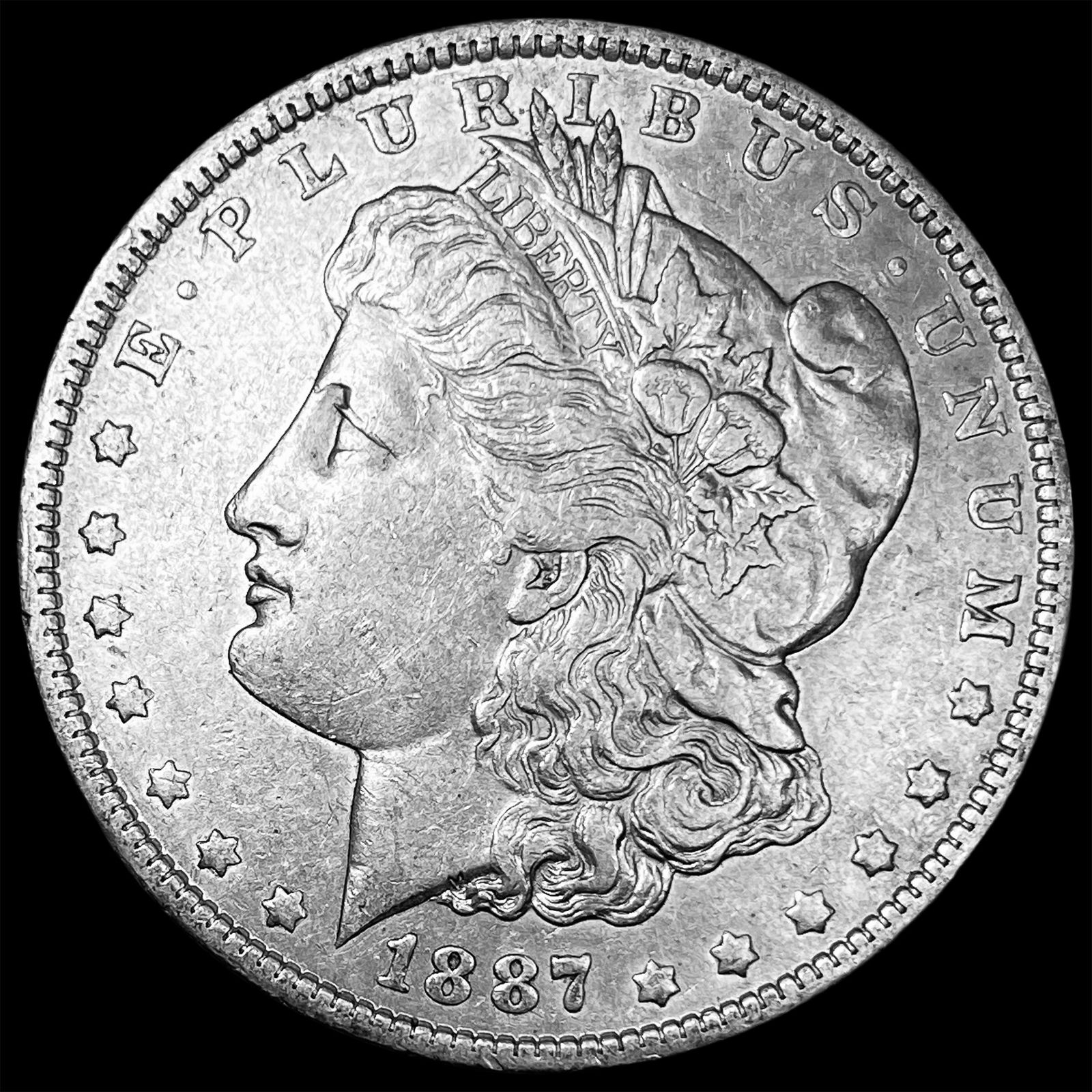 1887-O Silver Morgan Dollar NEARLY  UNCIRCULATED (1 of 2)