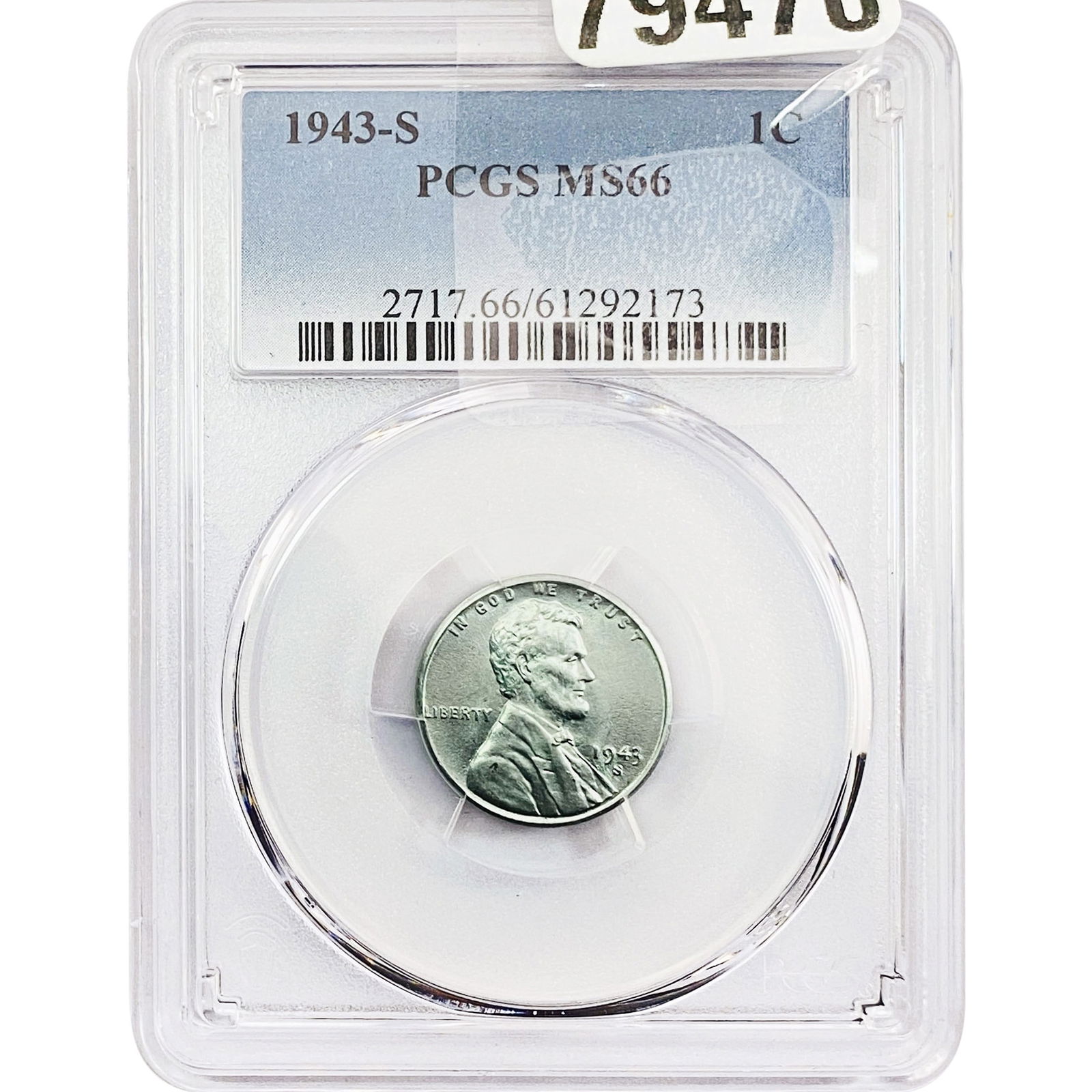 1943-S Wheat Cent PCGS MS66 (1 of 2)