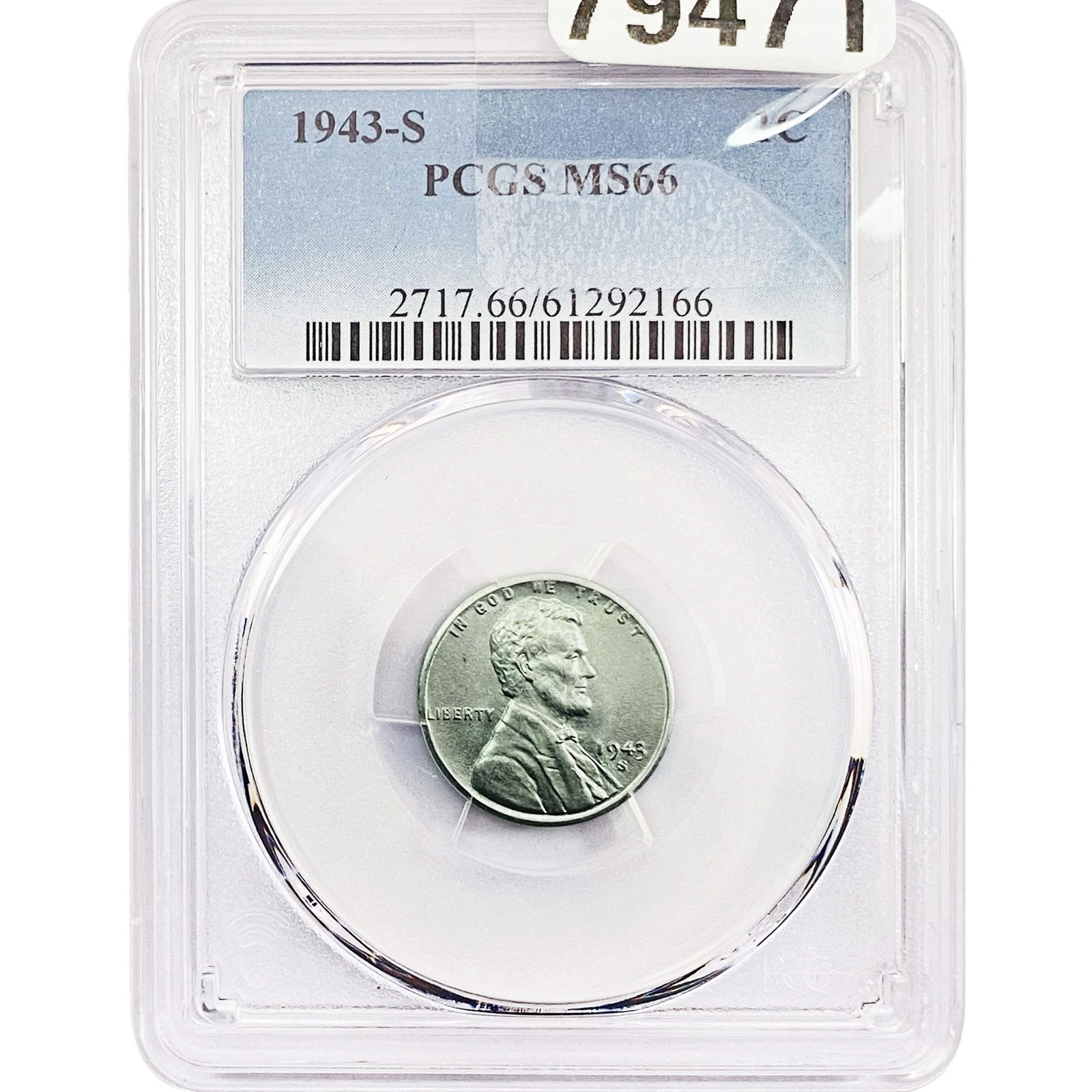 1943-S Wheat Cent PCGS MS66 (1 of 2)