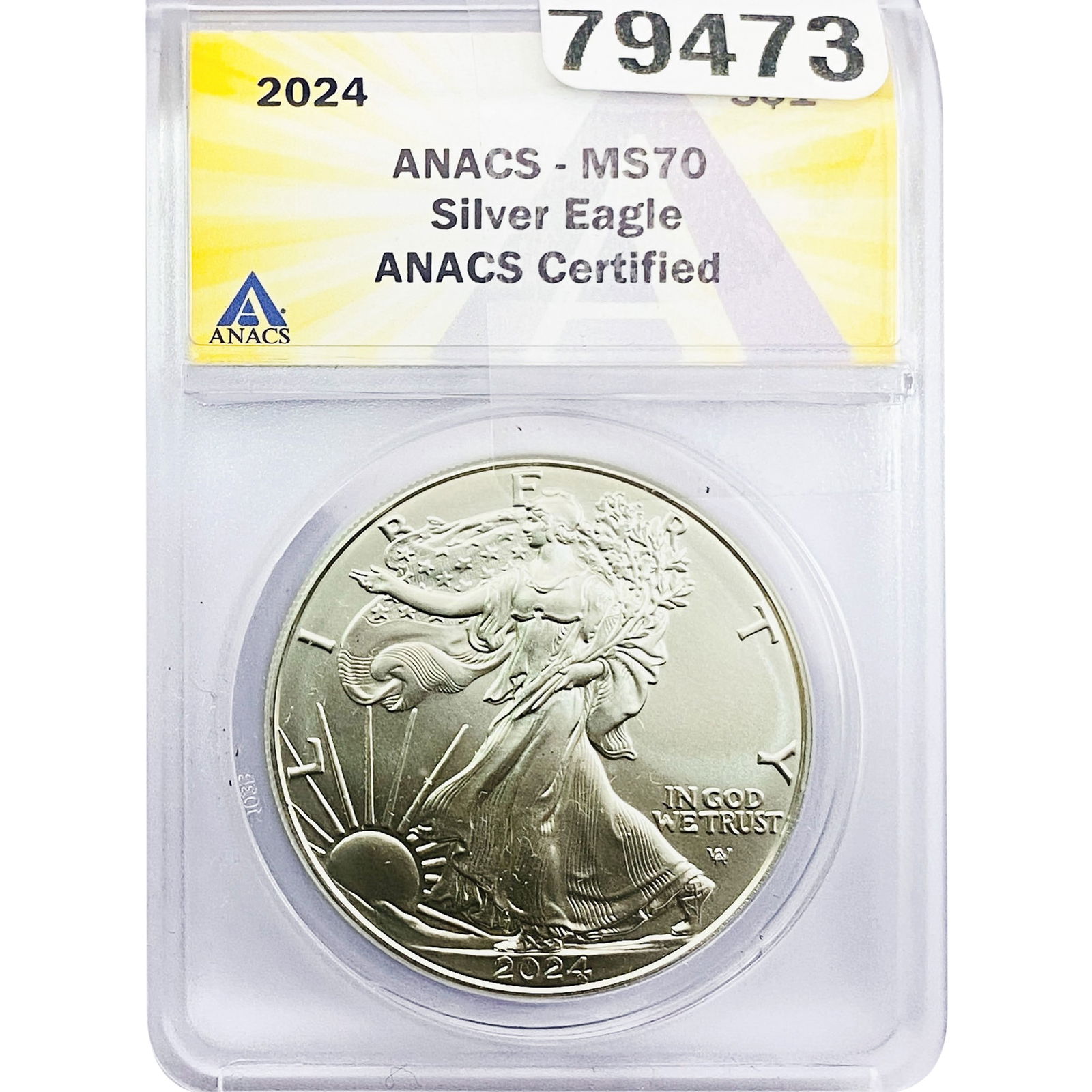 2024-S  ANACS MS70 SE 1oz Silver (1 of 2)