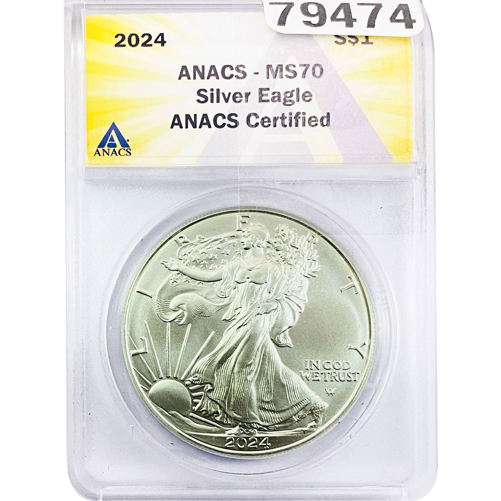 2024-S  ANACS MS70 SE 1oz Silver (1 of 2)