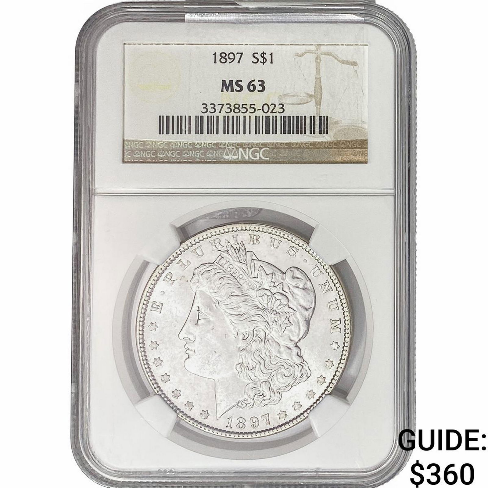 1897 Morgan Silver Dollar NGC MS63 (1 of 2)