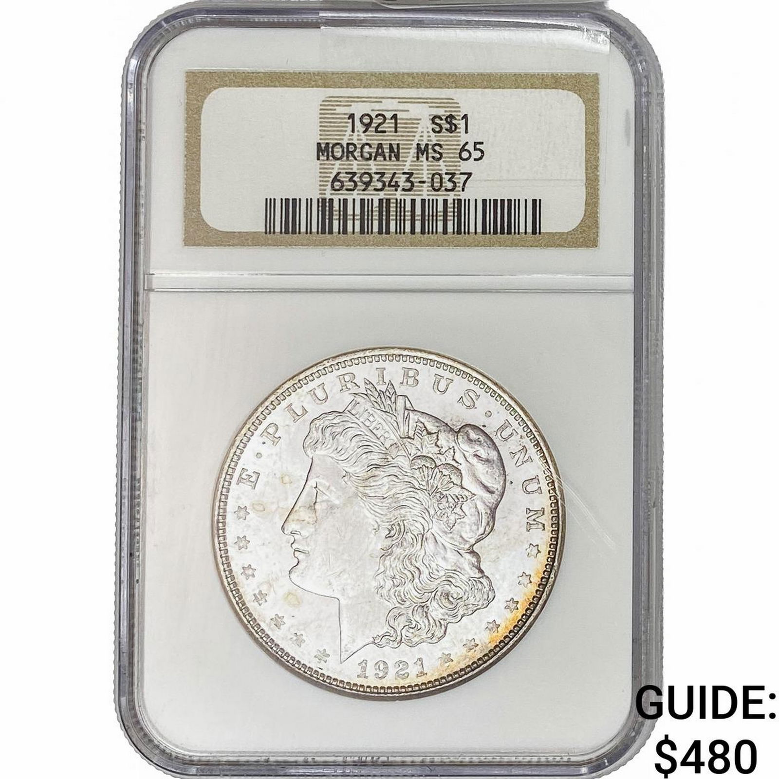1921 Morgan Silver Dollar NGC MS65 (1 of 2)