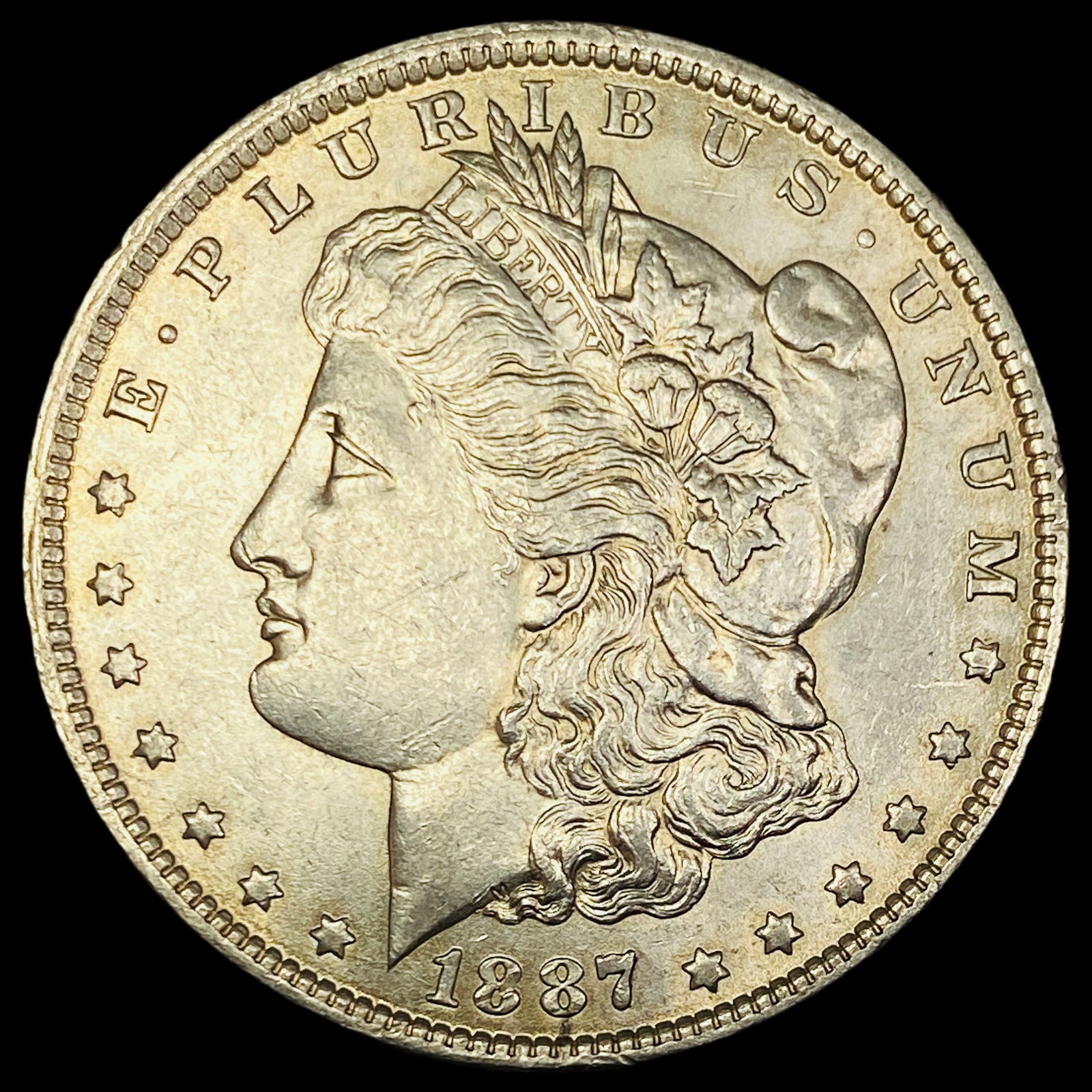 1887-O Silver Morgan Dollar CHOICE BU (1 of 2)