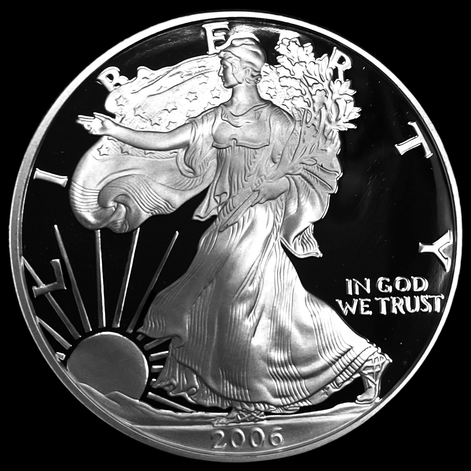 2006-W Silver American Eagle GEM PROOF (1 of 2)