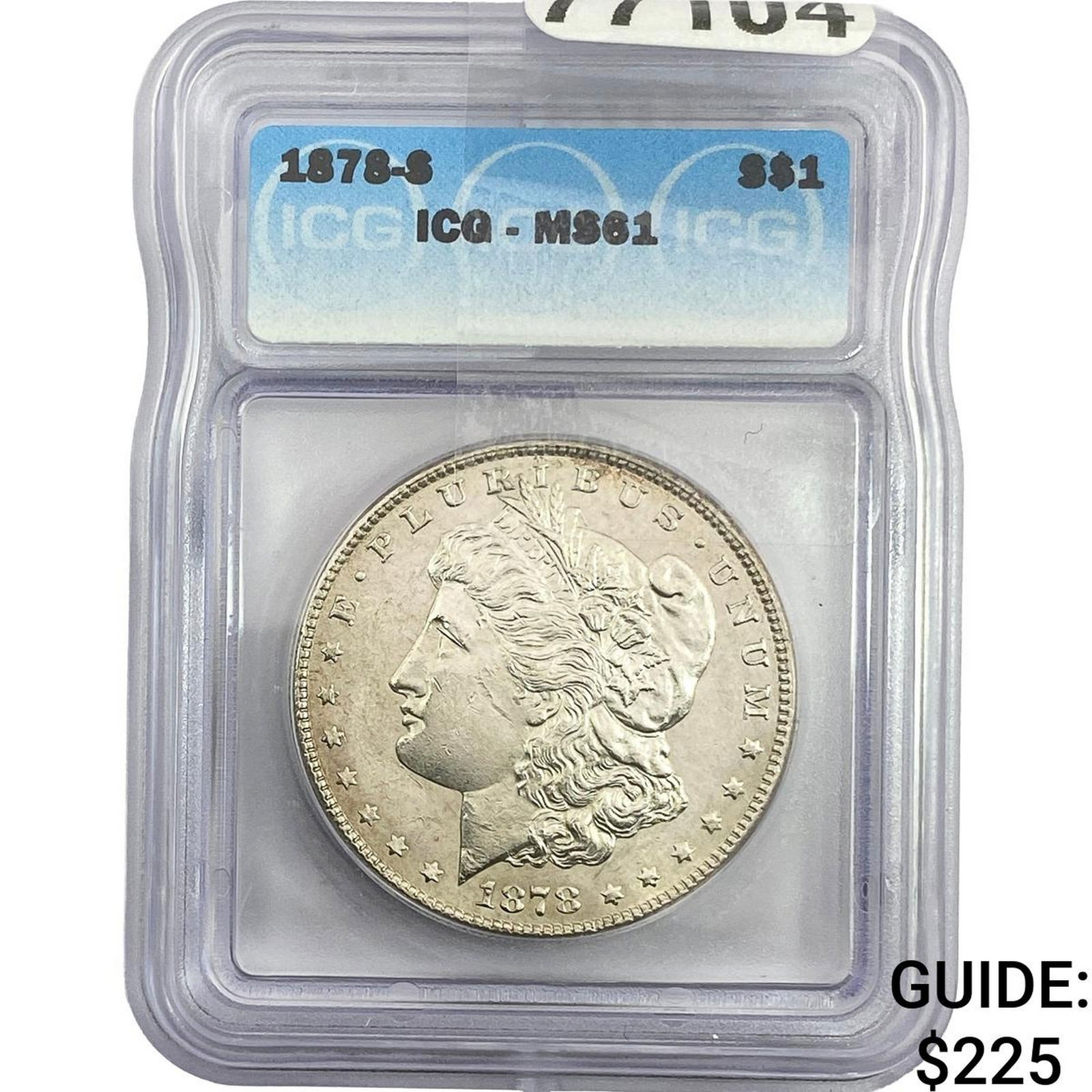 1878-S Morgan Silver Dollar ICG MS61 (1 of 2)