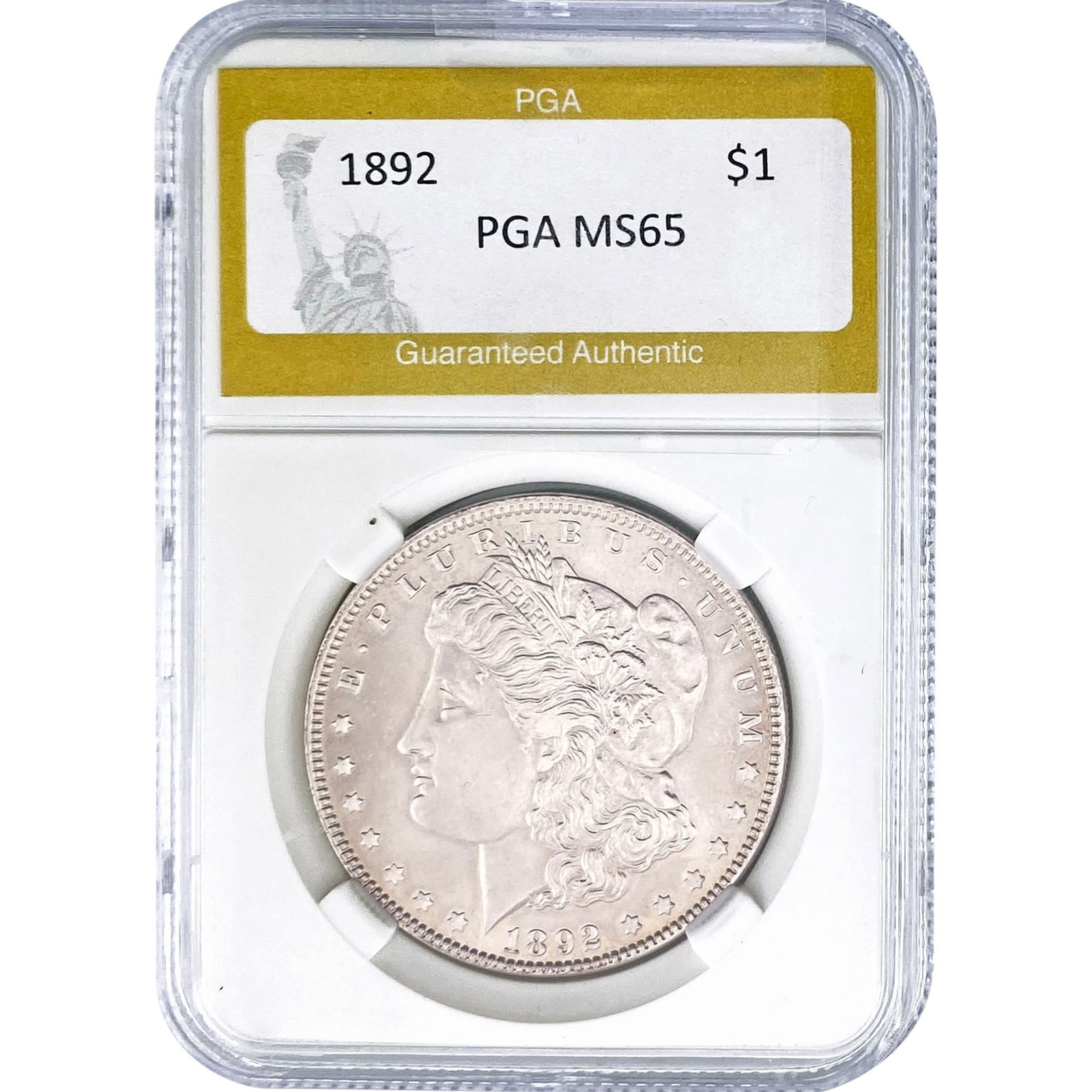 1892 Morgan Silver Dollar PGA MS65 (1 of 2)
