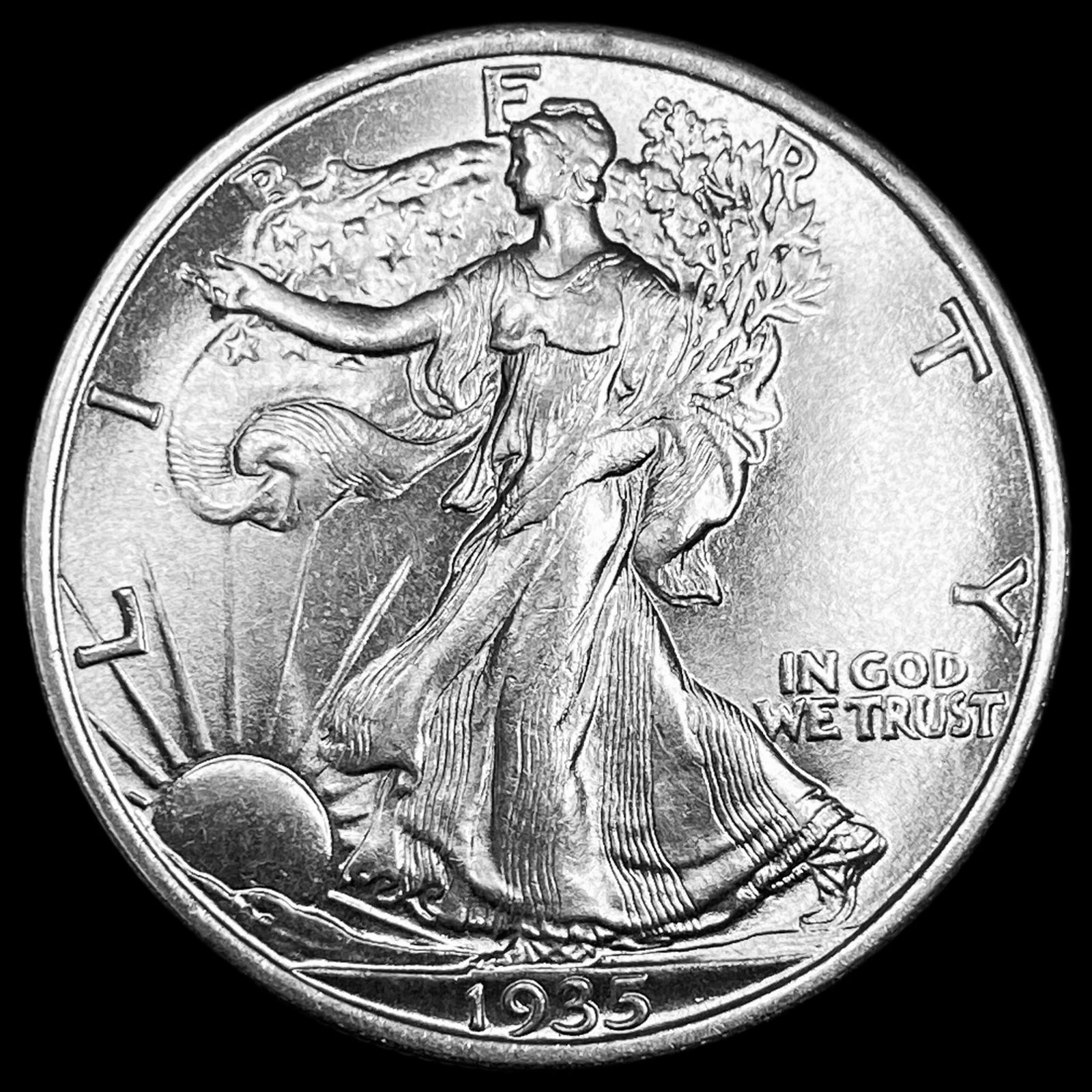 1935 Walking Liberty Half Dollar UNCIRCULATED (1 of 2)