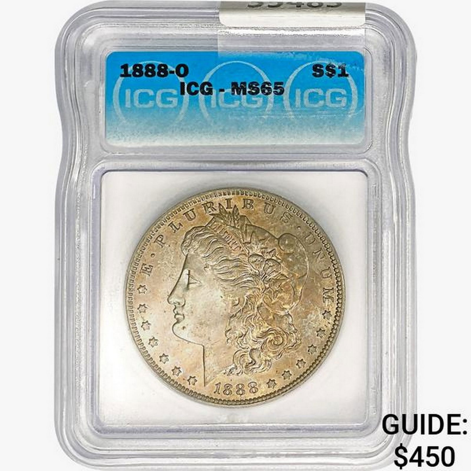 1888-O Morgan Silver Dollar ICG MS65 (1 of 2)