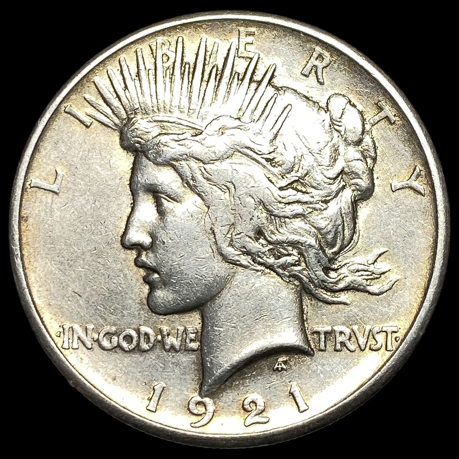 1921 Silver Peace Dollar CHOICE AU (1 of 2)
