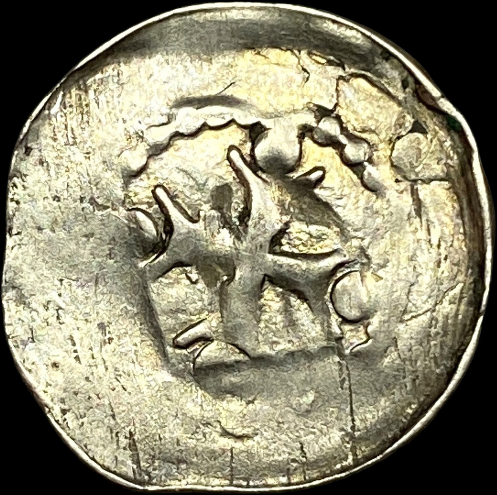 1250-1300 Schwabisch Hall Silver Hand Heller CLOSELY UNCIRCULATED: 1250-1300 Schwabisch Hall Silver Hand Heller CLOSELY UNCIRCULATED
