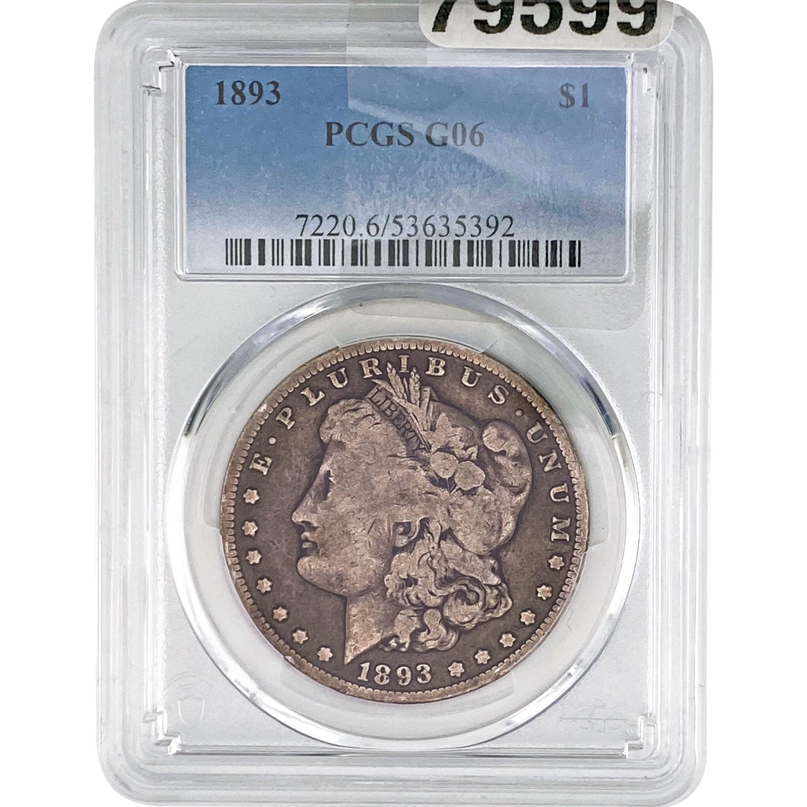 1893 Morgan Silver Dollar PCGS G06 (1 of 2)