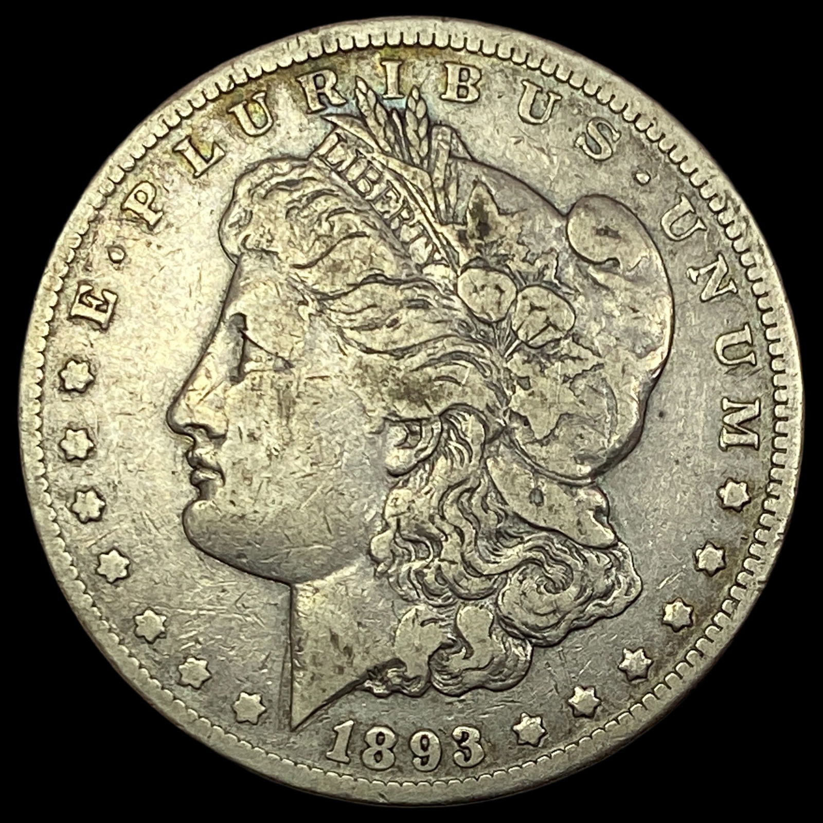 1893-CC Silver Morgan Dollar LIGHTLY CIRCULATED (1 of 2)