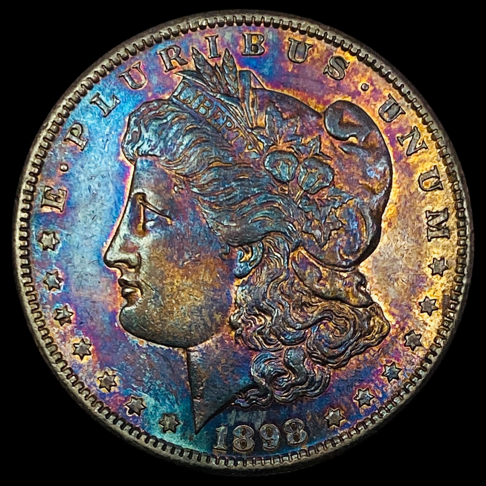 1898-S Silver Morgan Dollar CHOICE BU (1 of 2)