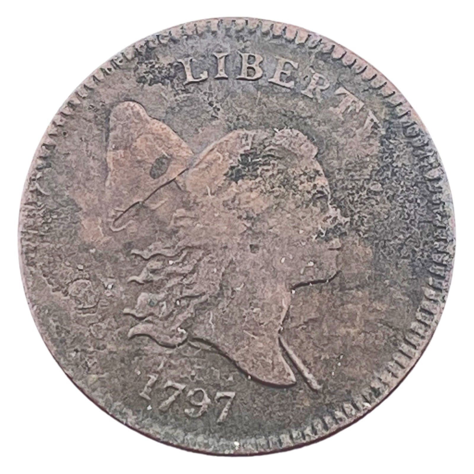 1797 Liberty Cap Half Cent (1 of 2)
