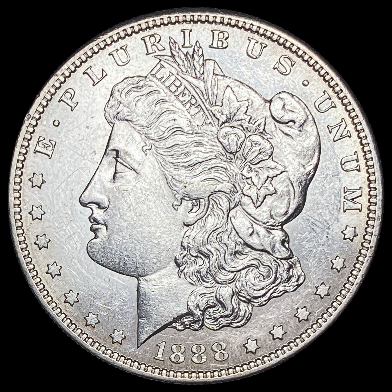 1888-S Silver Morgan Dollar CHOICE BU (1 of 2)