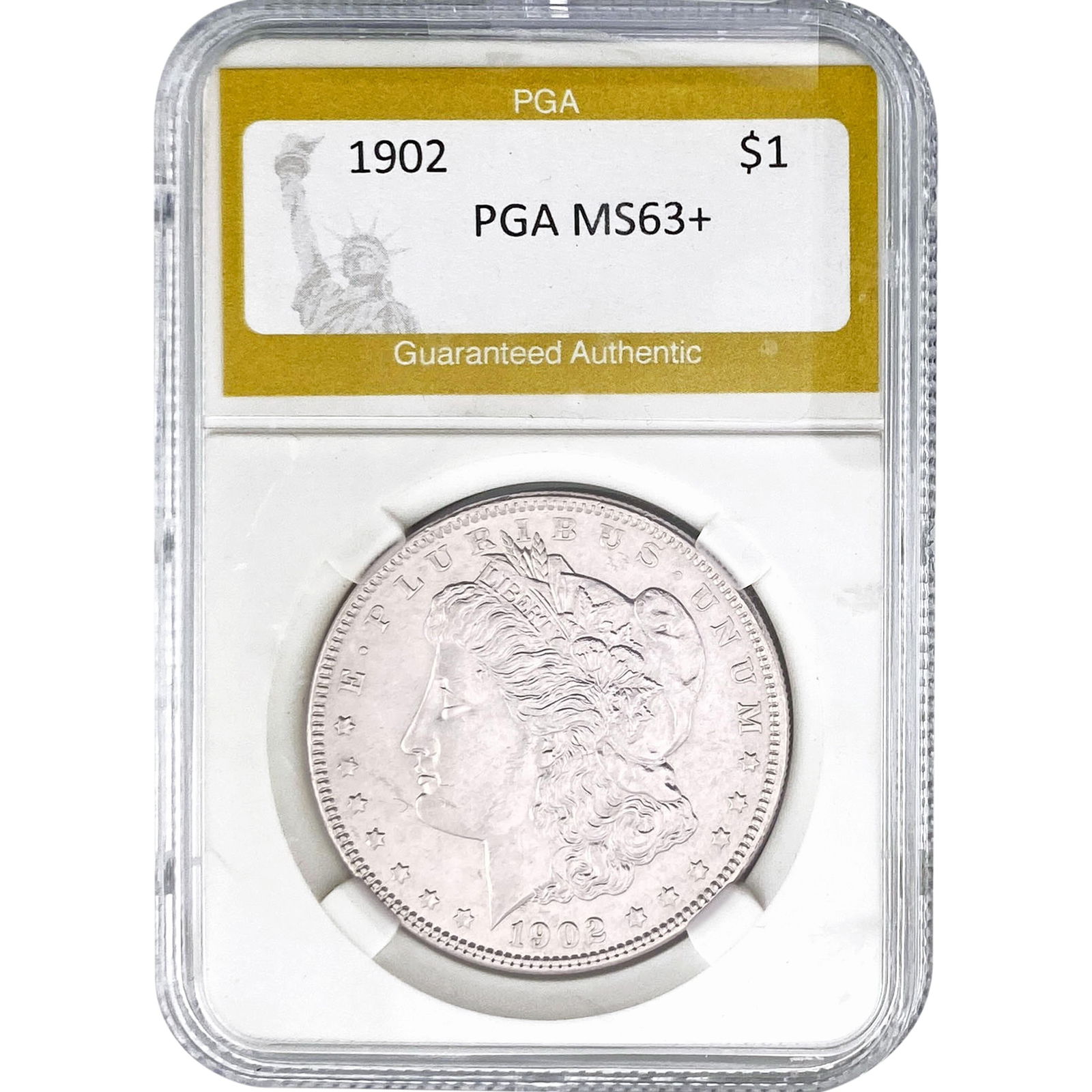 1902 Morgan Silver Dollar PGA MS63+ (1 of 2)