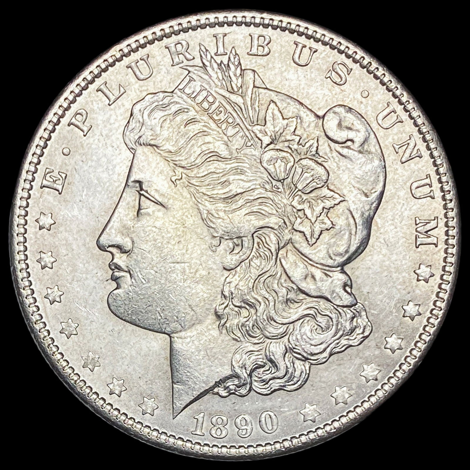 1890 Silver Morgan Dollar CHOICE BU (1 of 2)