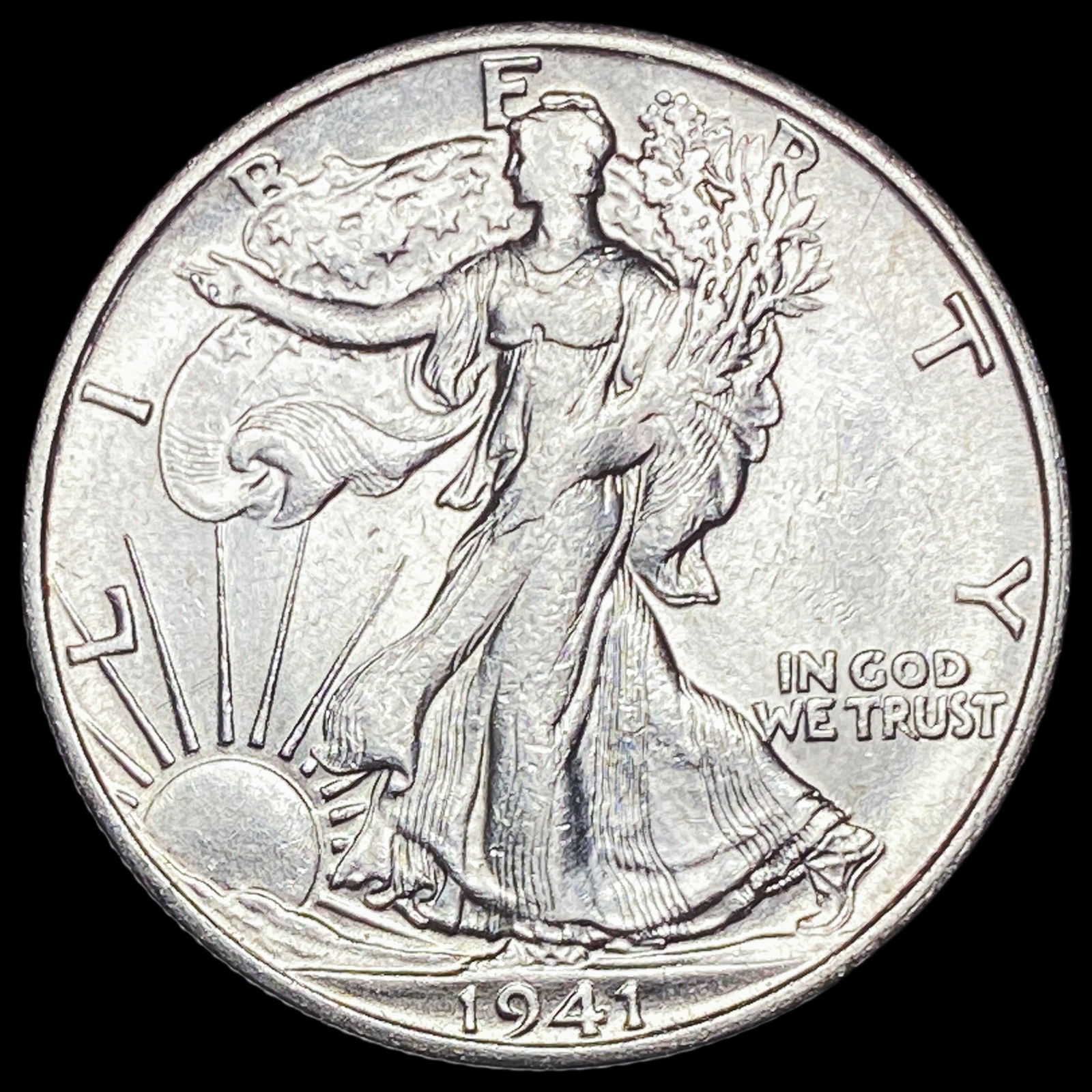 1941-S Walking Liberty Half Dollar CHOICE BU (1 of 2)