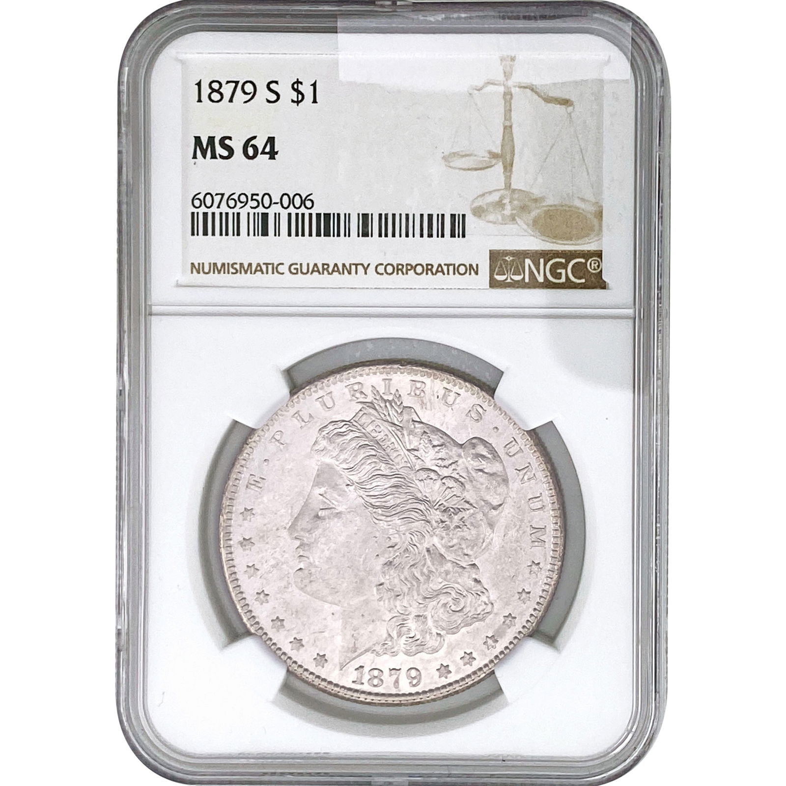 1879-S Morgan Silver Dollar NGC MS64 (1 of 2)