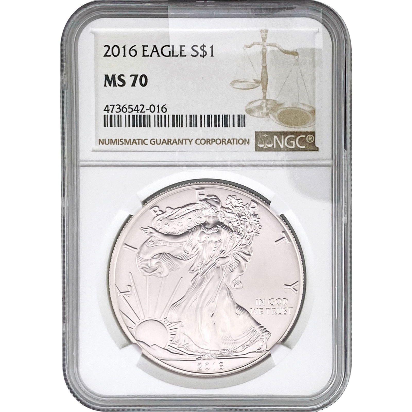2016  NGC MS70 SE 1oz Silver (1 of 2)