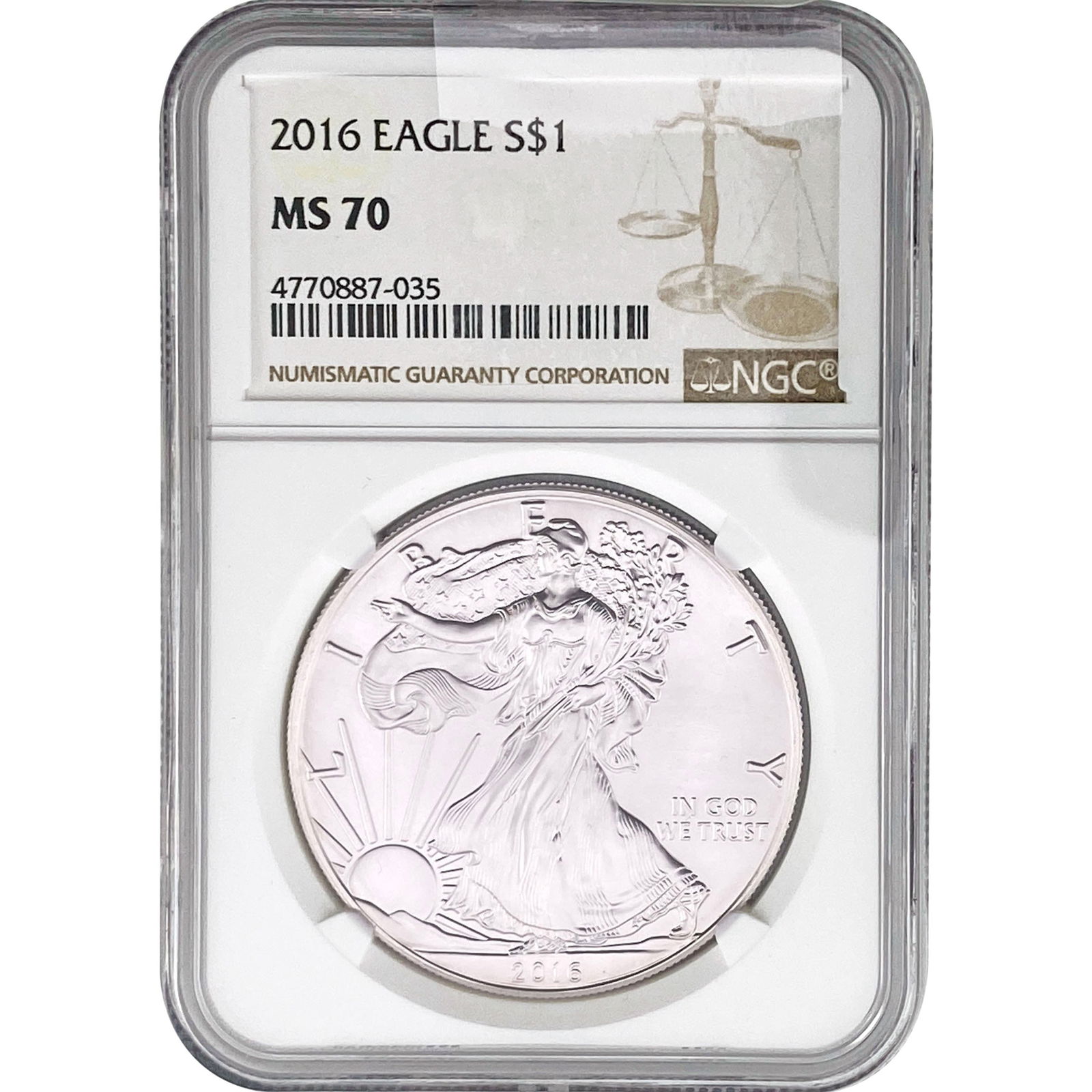2016  NGC MS70 SE 1oz Silver (1 of 2)