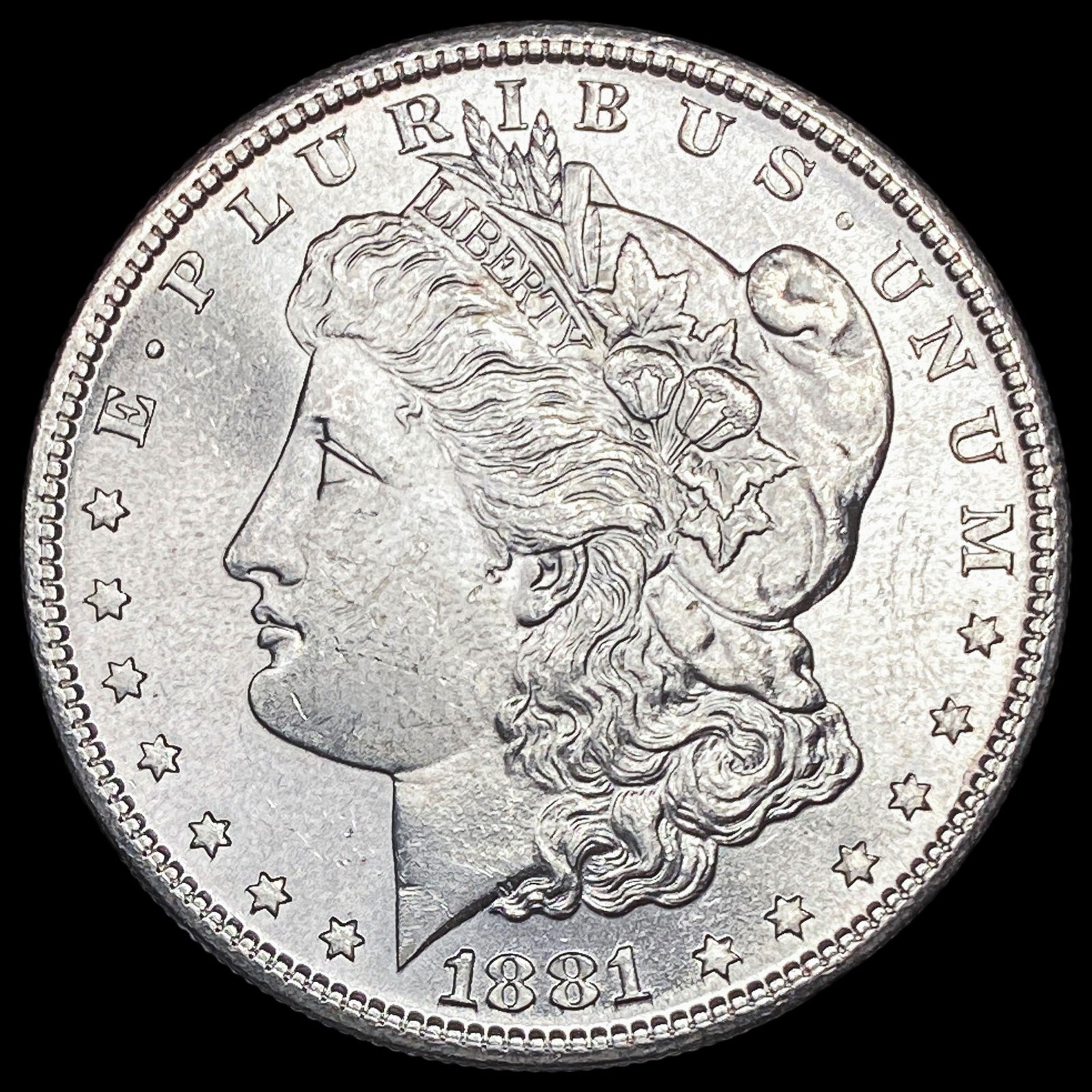 1881-S Silver Morgan Dollar CHOICE BU (1 of 2)