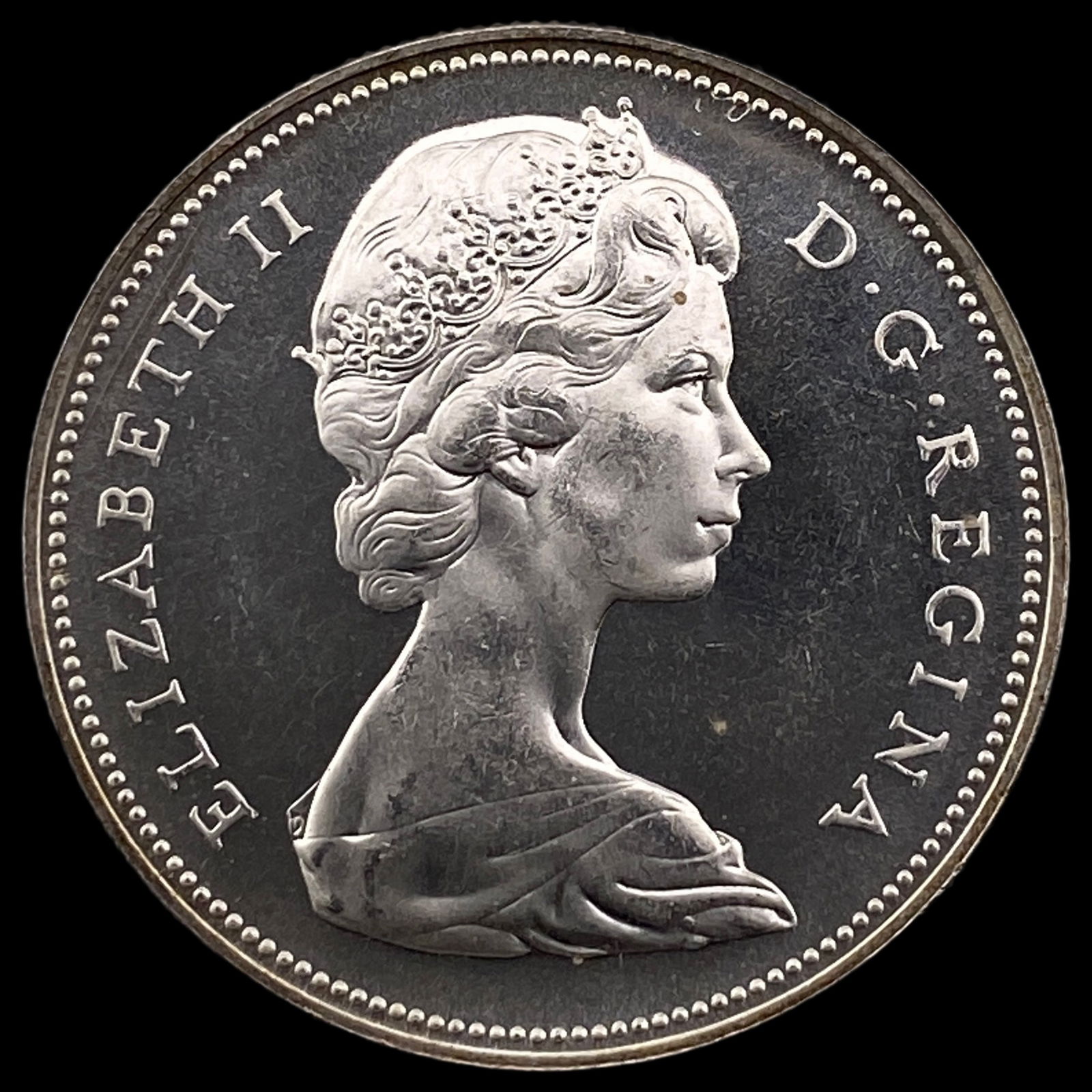 1966 Canada Silver Dollar SUPERB GEM BU: 1966 Canada Silver Dollar SUPERB GEM BU