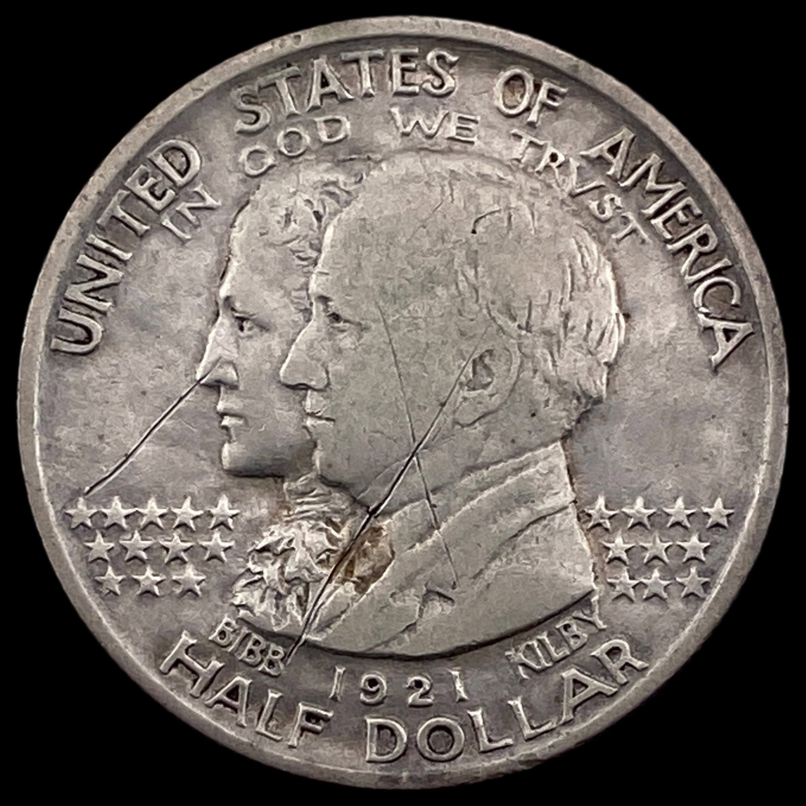 1921 Silver Alabama Half Dollar HIGH GRADE: 1921 Silver Alabama Half Dollar HIGH GRADE