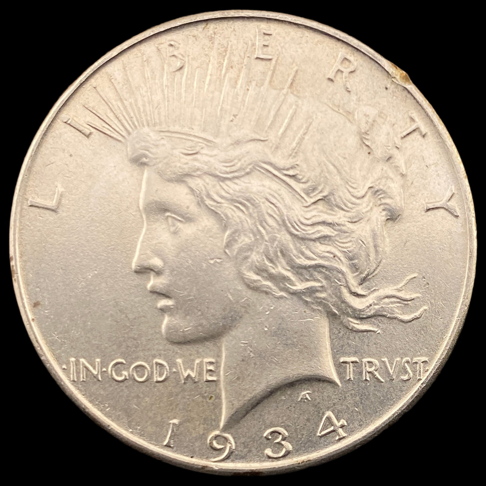1934 Peace Silver Dollar HIGH GRADE: 1934 Peace Silver Dollar HIGH GRADE
