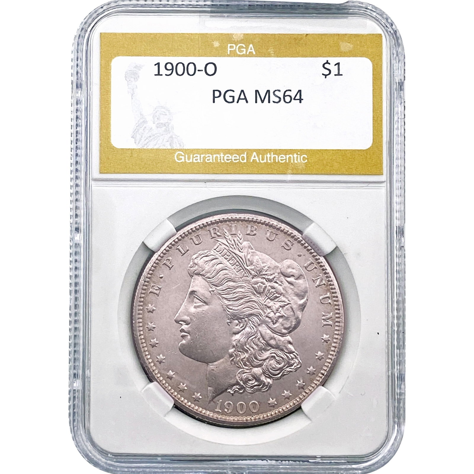 1900-O Morgan Silver Dollar PGA MS64: 1900-O Morgan Silver Dollar PGA MS64