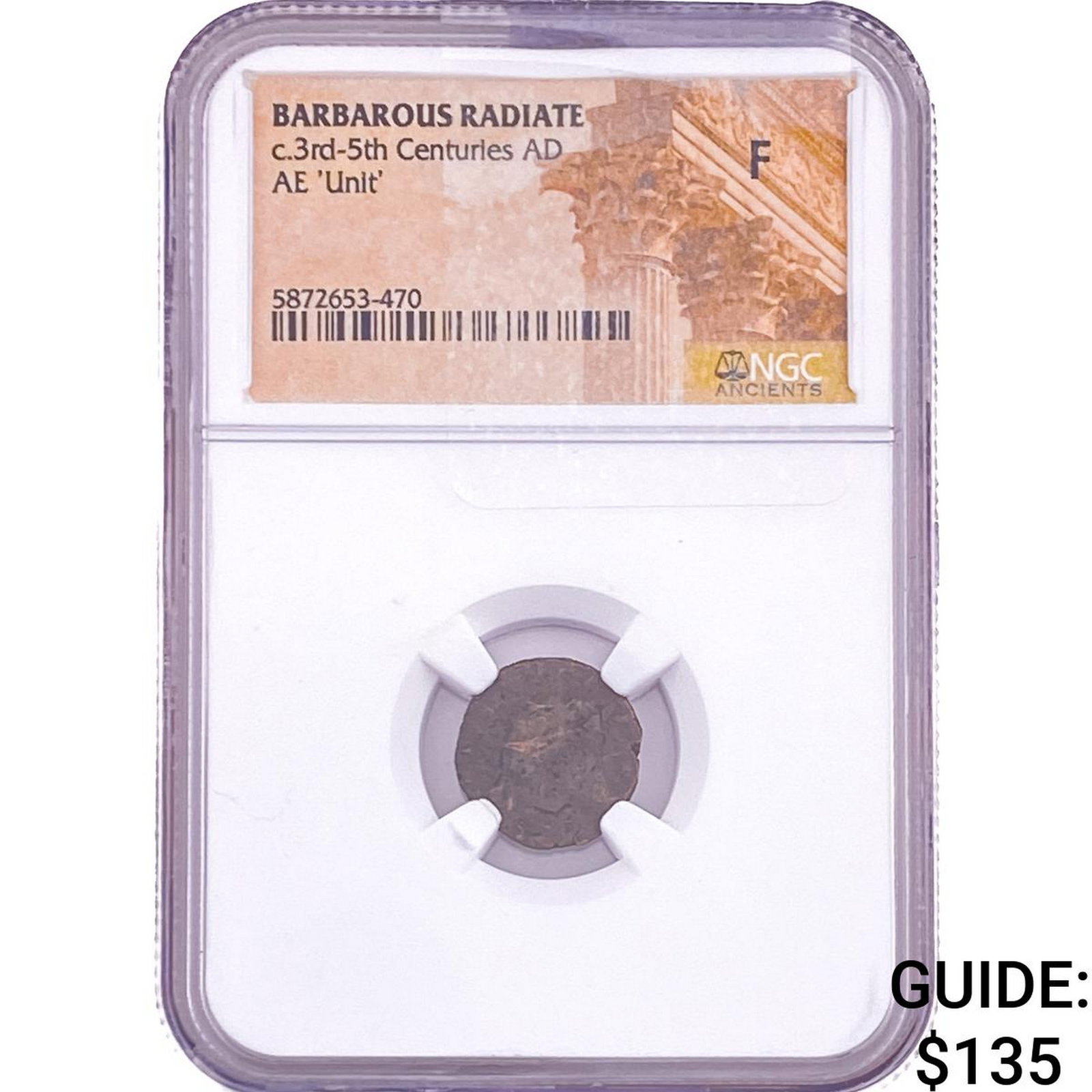 Barbarous Radiate c.3rd-5th Centuries AD AE 'Unit' NGC F: Barbarous Radiate c.3rd-5th Centuries AD AE 'Unit' NGC F